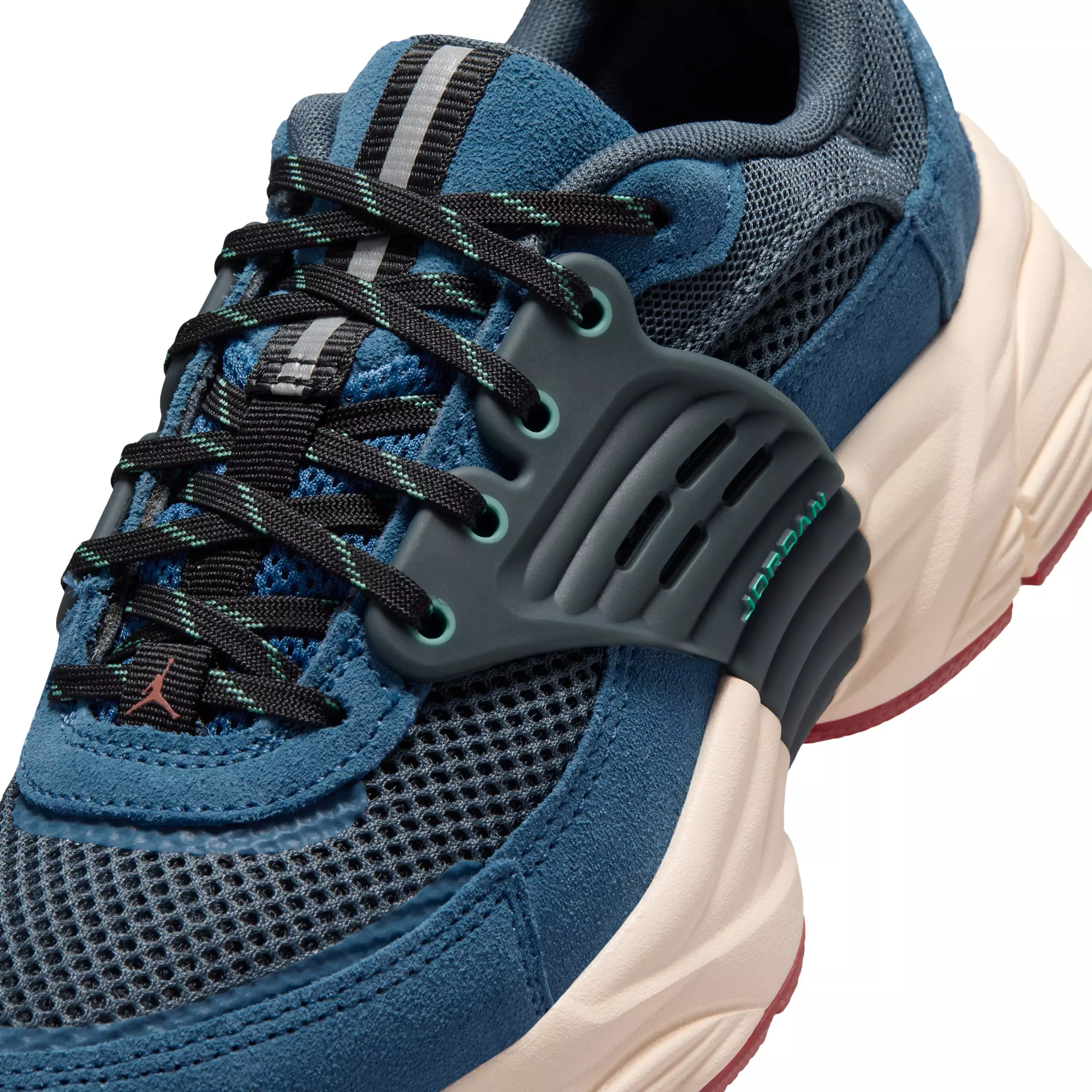 Jordan Trunner O/S "True Blue/Blue Fox/Chalk/Kinetic Green" Grade School Boys' Shoe - BLUE/BLUE/CHALK/GREEN