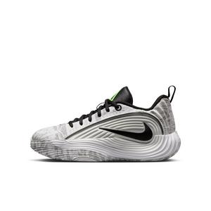 Nike Giannis Immortality 5 "White/Off White/Light Grey/Silver" Grade School Boys' Basketball Shoe - WHITE/OFF WHITE/LT GREY/SILVER