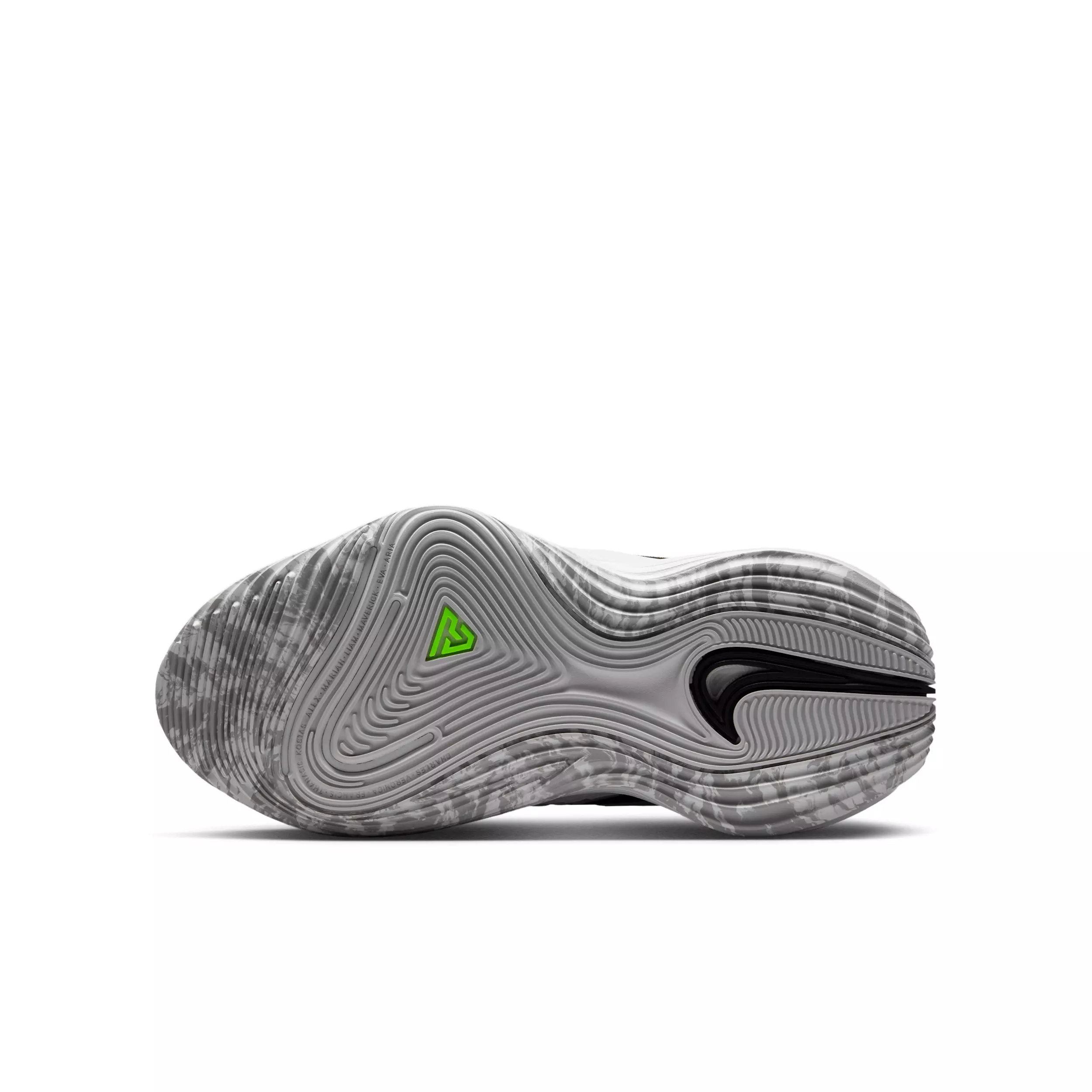 Nike Giannis Immortality 5 "White/Off White/Light Grey/Silver" Grade School Boys' Basketball Shoe - WHITE/OFF WHITE/LT GREY/SILVER
