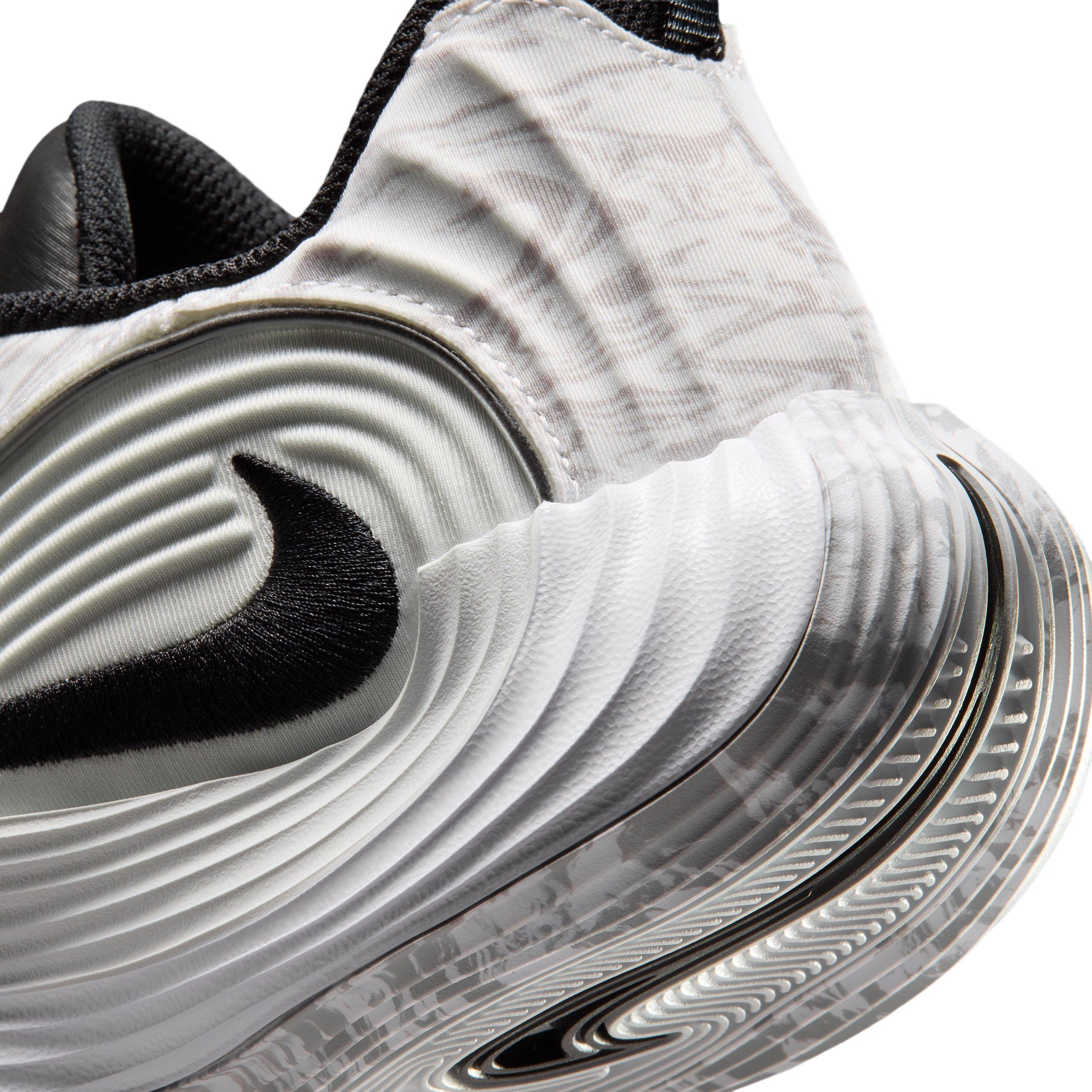Nike Giannis Immortality 5 "White/Off White/Light Grey/Silver" Grade School Boys' Basketball Shoe - WHITE/OFF WHITE/LT GREY/SILVER