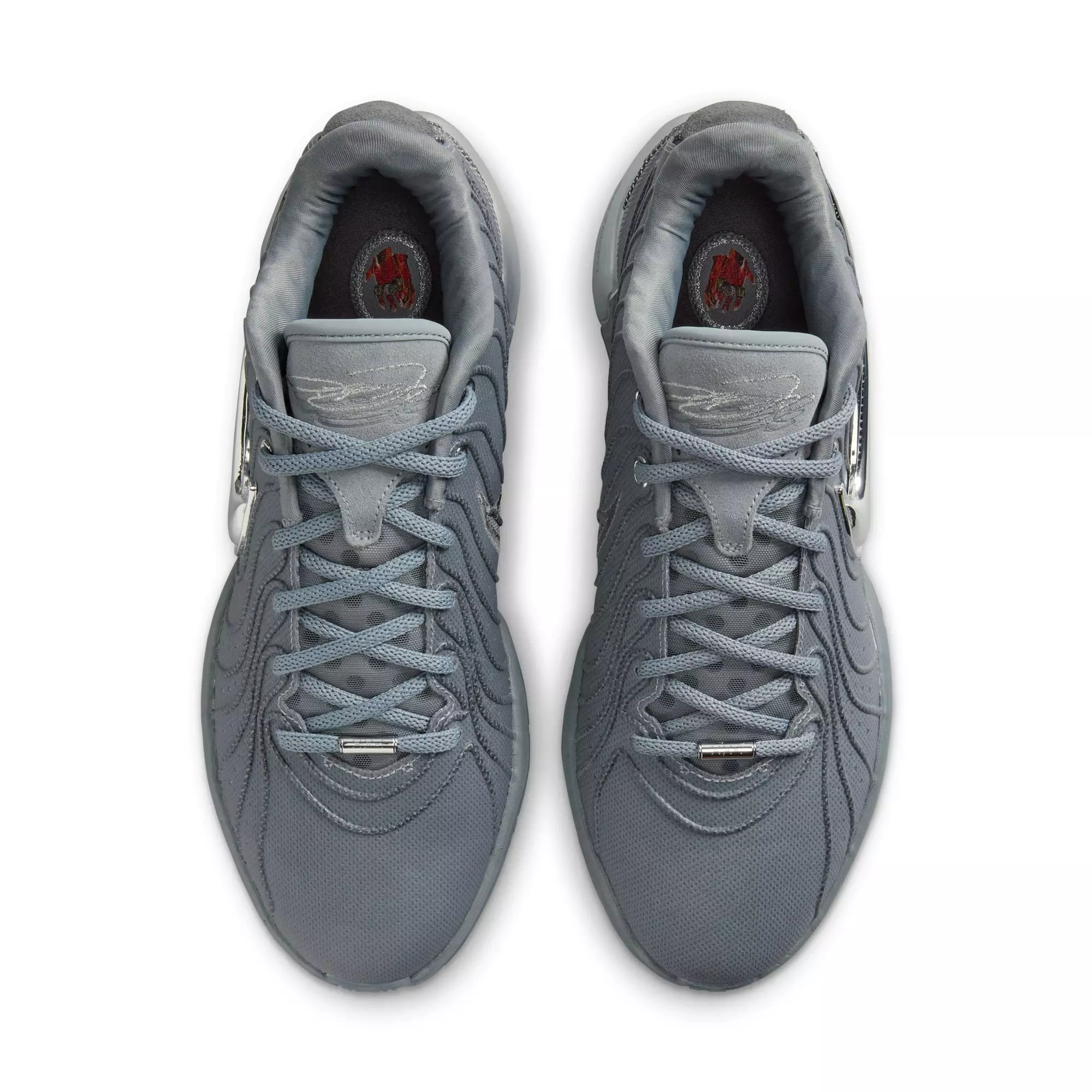 Nike LeBron XXI "Cool Grey/Iron Grey/Wolf Grey/Metallic Silver" Men's Basketball Shoe - GREY/GREY/GREY/SILVER