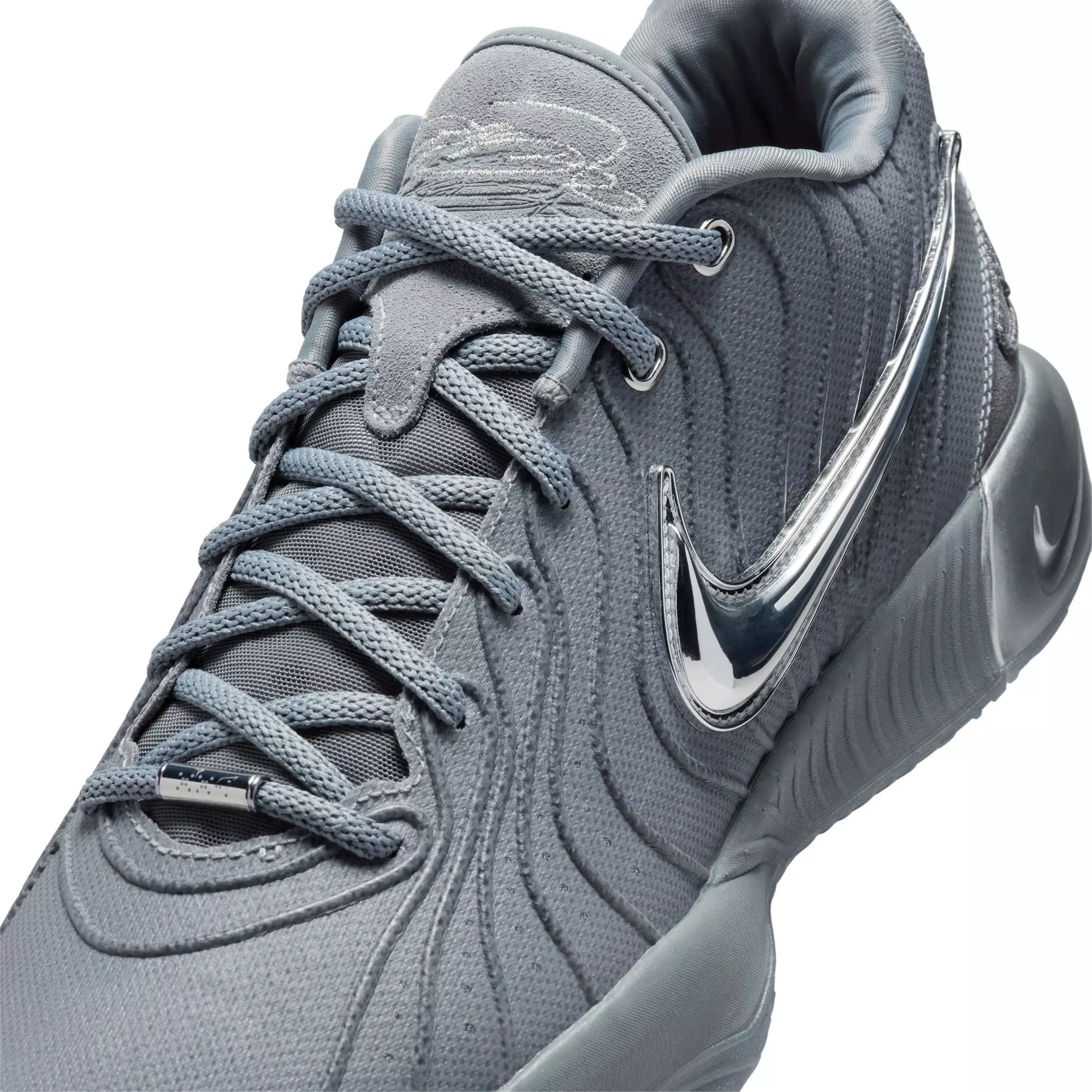 Nike LeBron XXI "Cool Grey/Iron Grey/Wolf Grey/Metallic Silver" Men's Basketball Shoe - GREY/GREY/GREY/SILVER