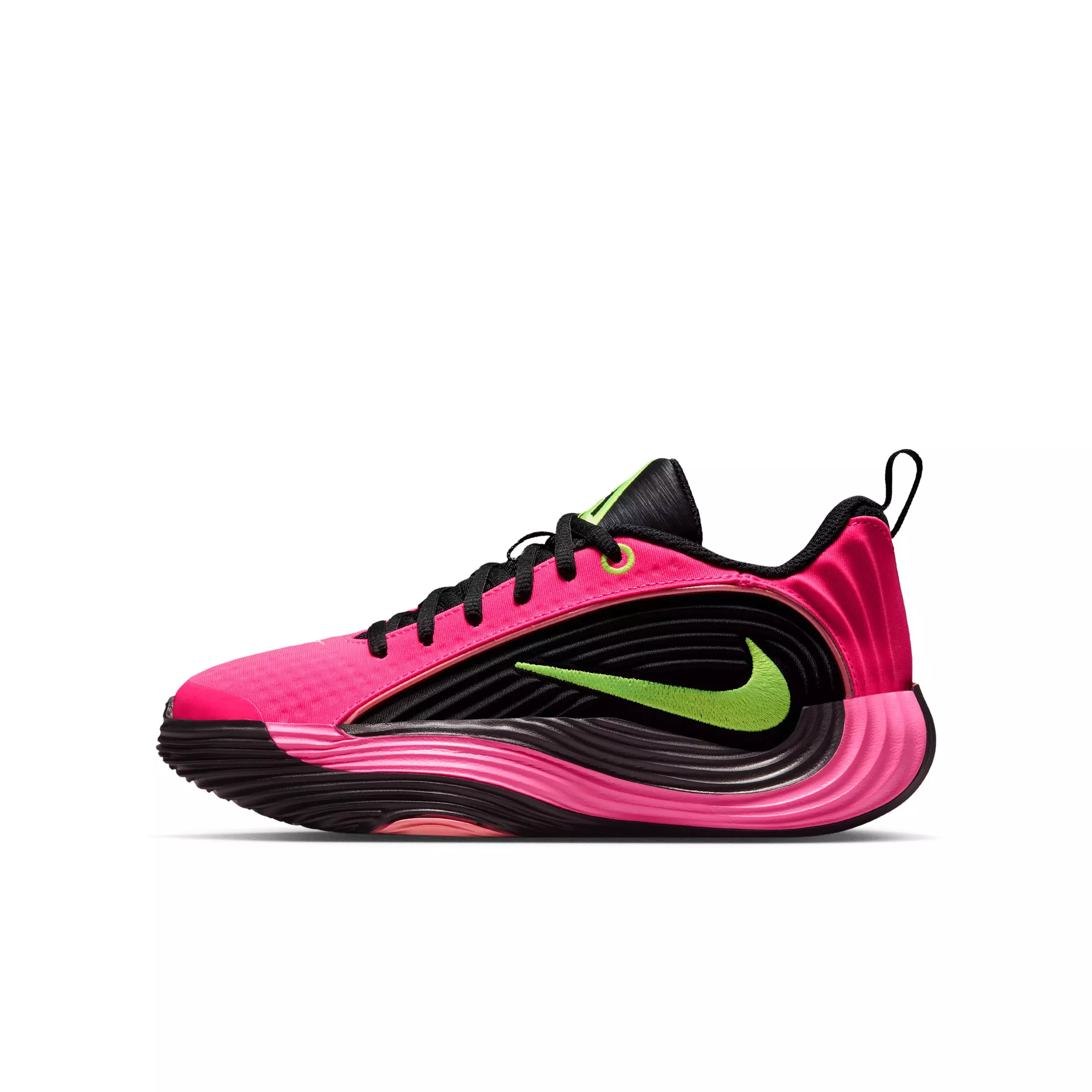 Nike Giannis Immortality 5 "Hyper Pink/Oracle Pink/Black/Volt" Grade School Boys' Basketball Shoe - PINK/PINK/BLACK/VOLT