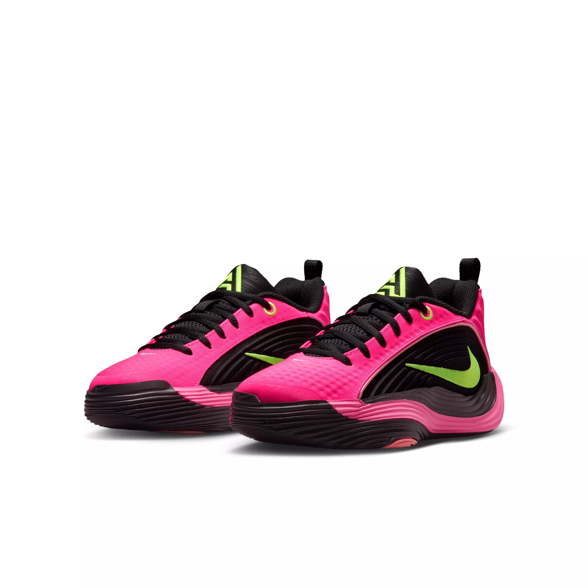 Nike Giannis Immortality 5 "Hyper Pink/Oracle Pink/Black/Volt" Grade School Boys' Basketball Shoe - PINK/PINK/BLACK/VOLT