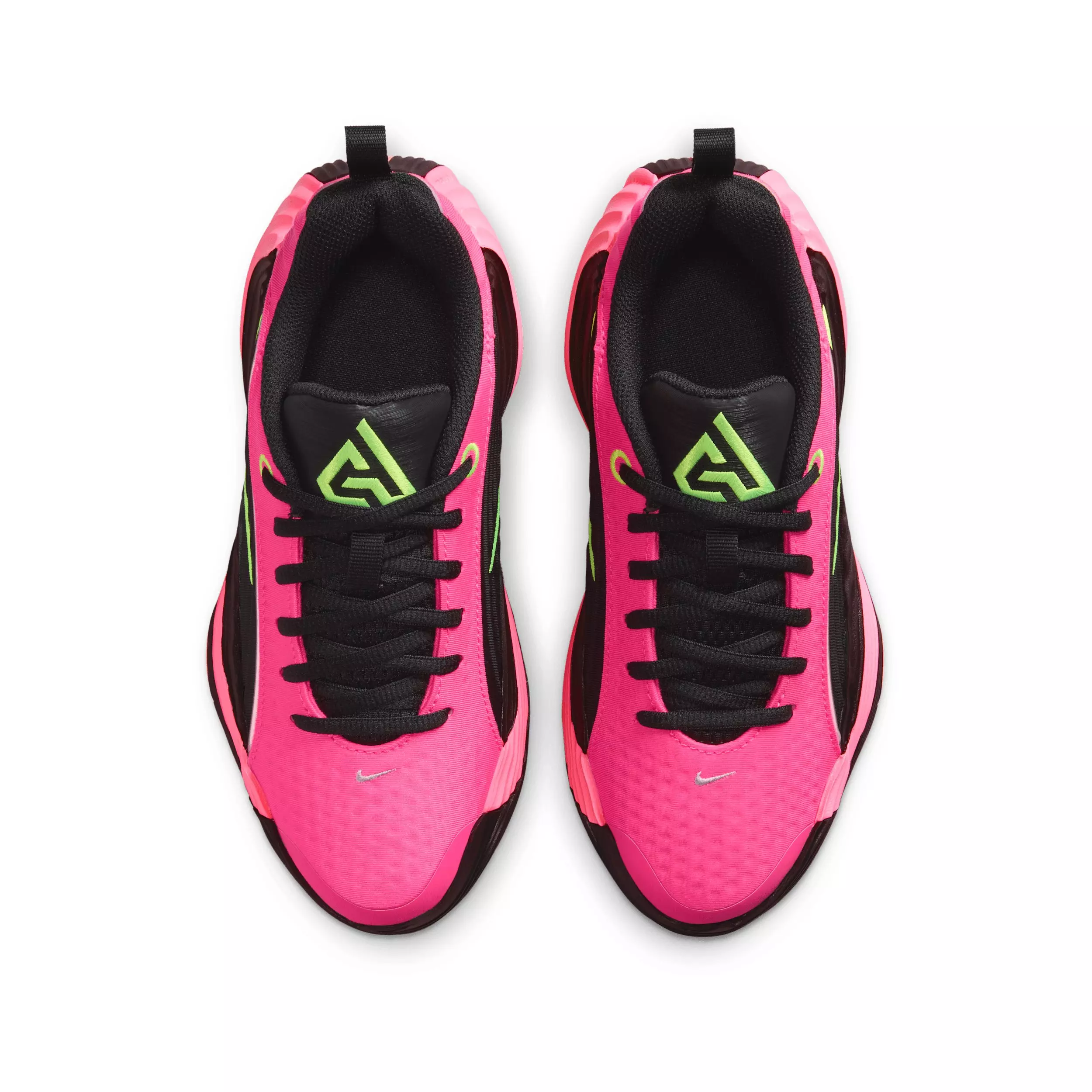 Nike Giannis Immortality 5 "Hyper Pink/Oracle Pink/Black/Volt" Grade School Boys' Basketball Shoe - PINK/PINK/BLACK/VOLT
