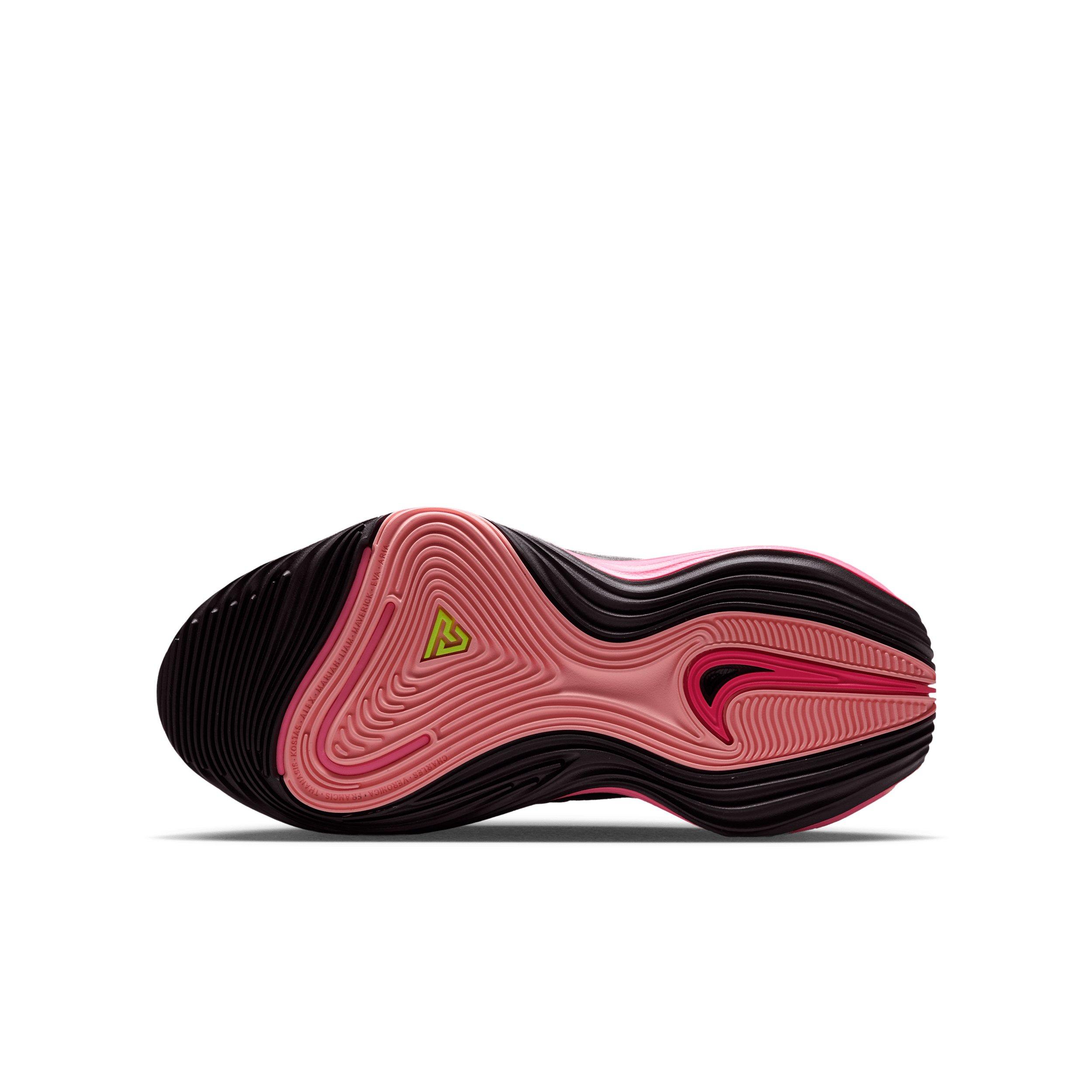 Nike Giannis Immortality 5 "Hyper Pink/Oracle Pink/Black/Volt" Grade School Boys' Basketball Shoe - PINK/PINK/BLACK/VOLT