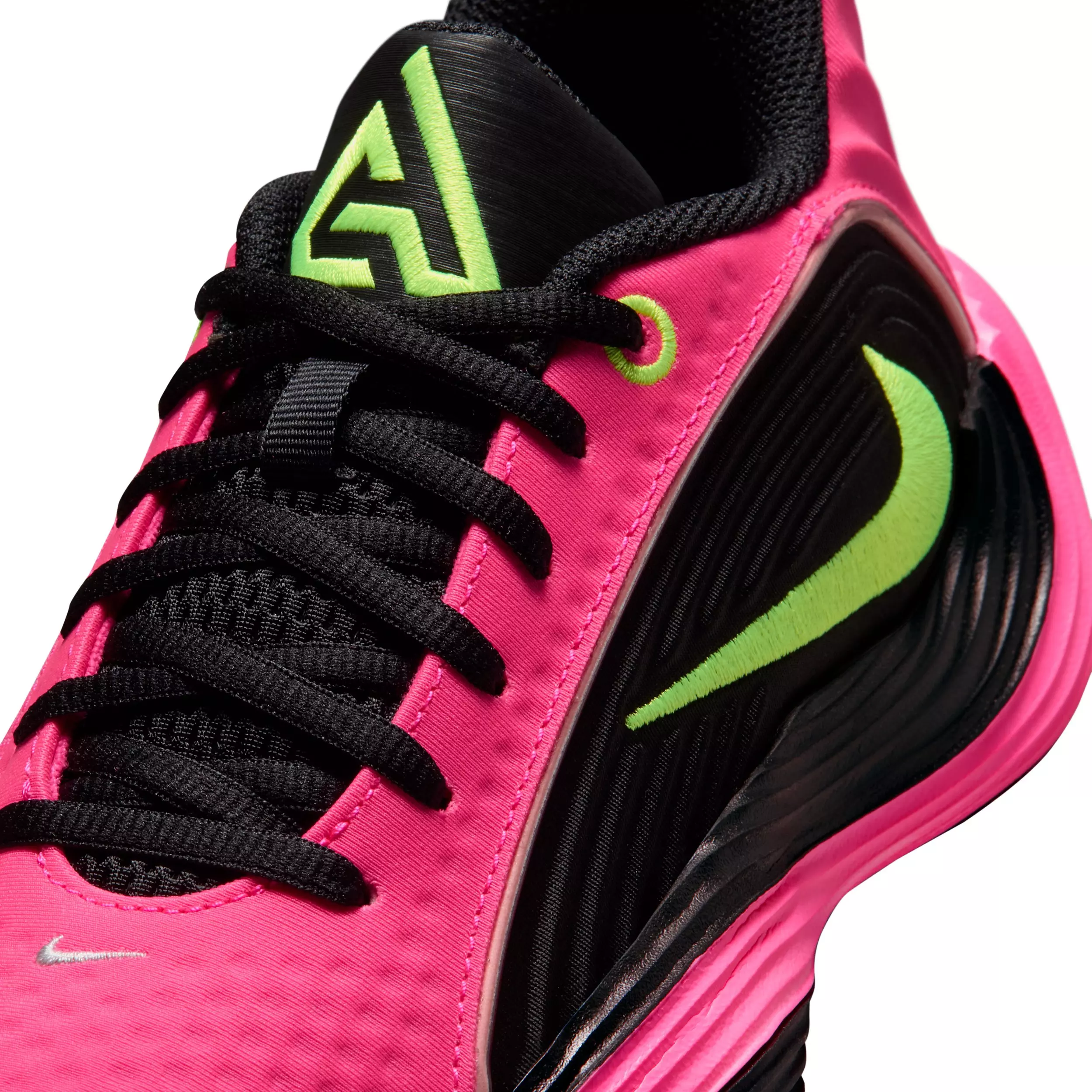 Nike Giannis Immortality 5 "Hyper Pink/Oracle Pink/Black/Volt" Grade School Boys' Basketball Shoe - PINK/PINK/BLACK/VOLT