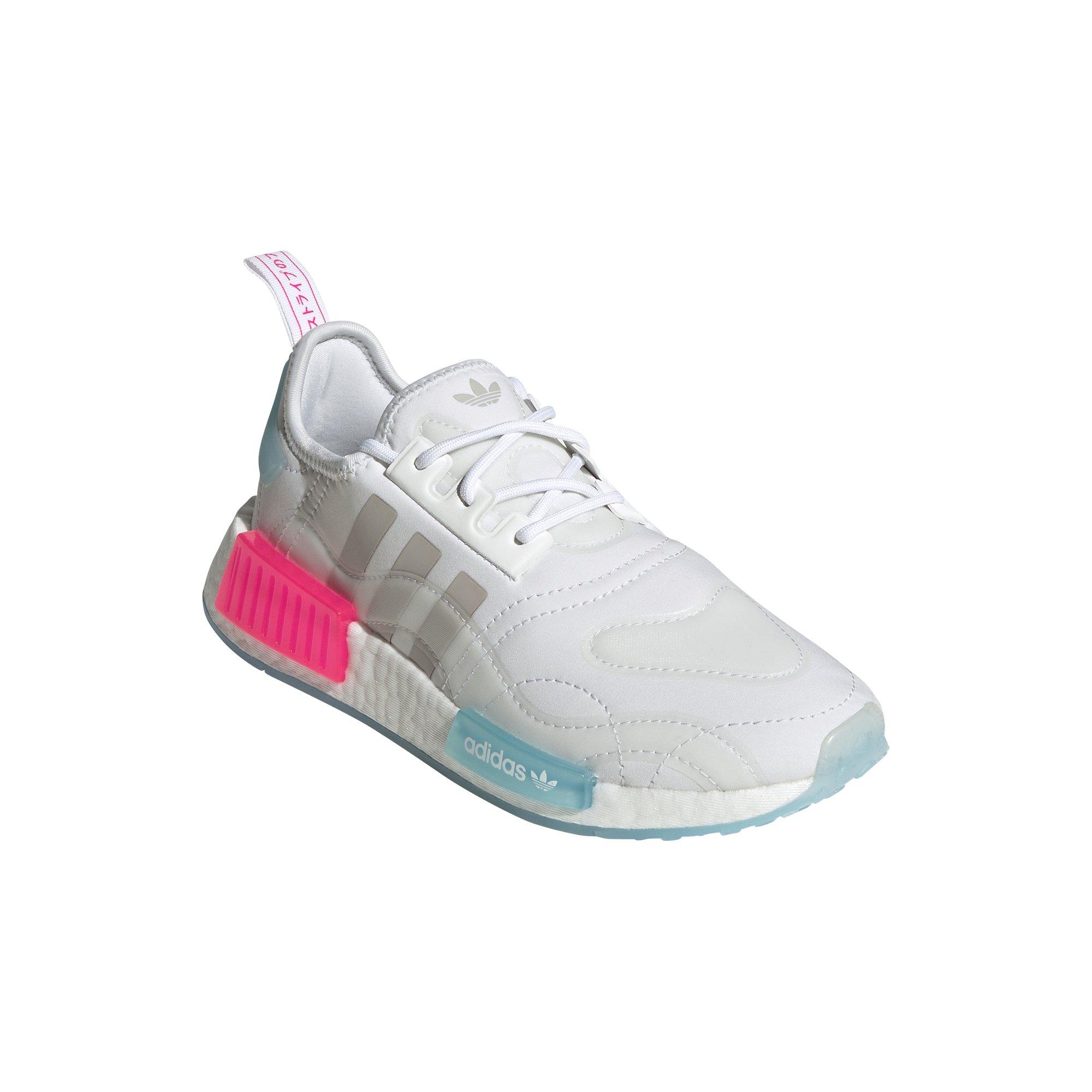 adidas NMD_R1 "Blue/White/Pink" Women's Shoe - BLUE/WHITE Thumbnail View 3