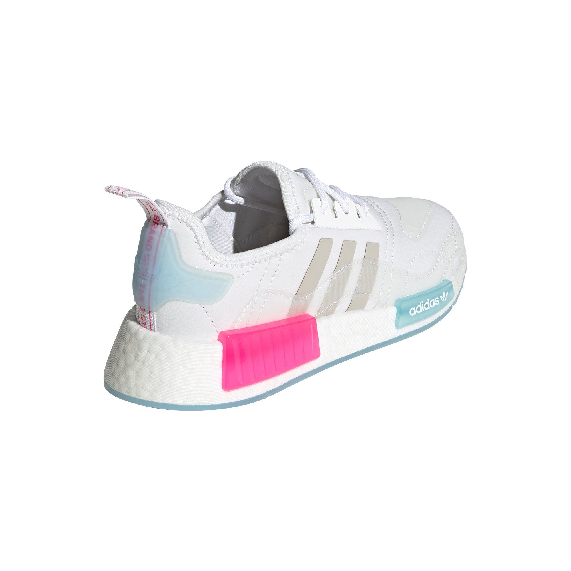 adidas NMD_R1 "Blue/White/Pink" Women's Shoe - BLUE/WHITE Thumbnail View 4