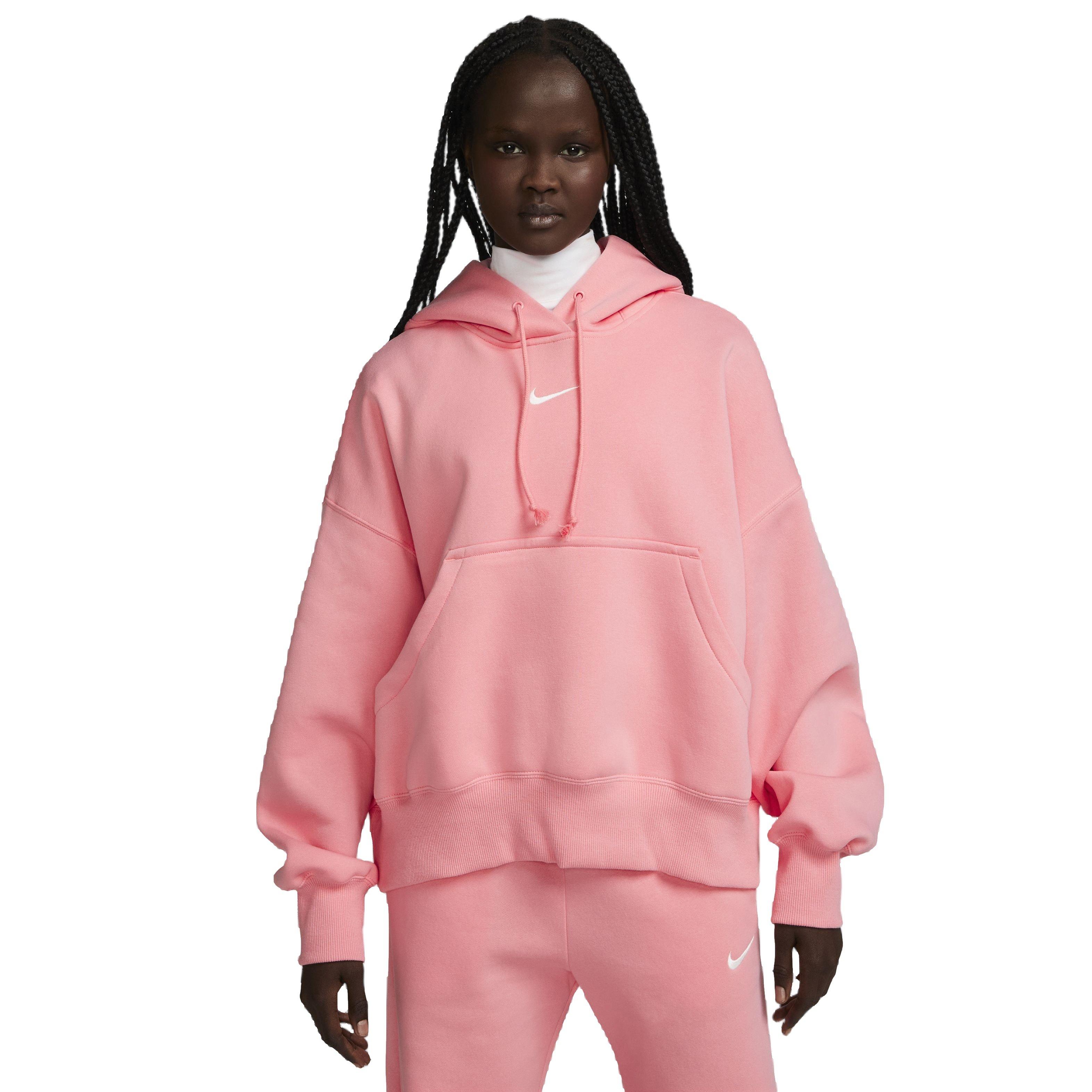 Pink hotsell fuzzy hoodie