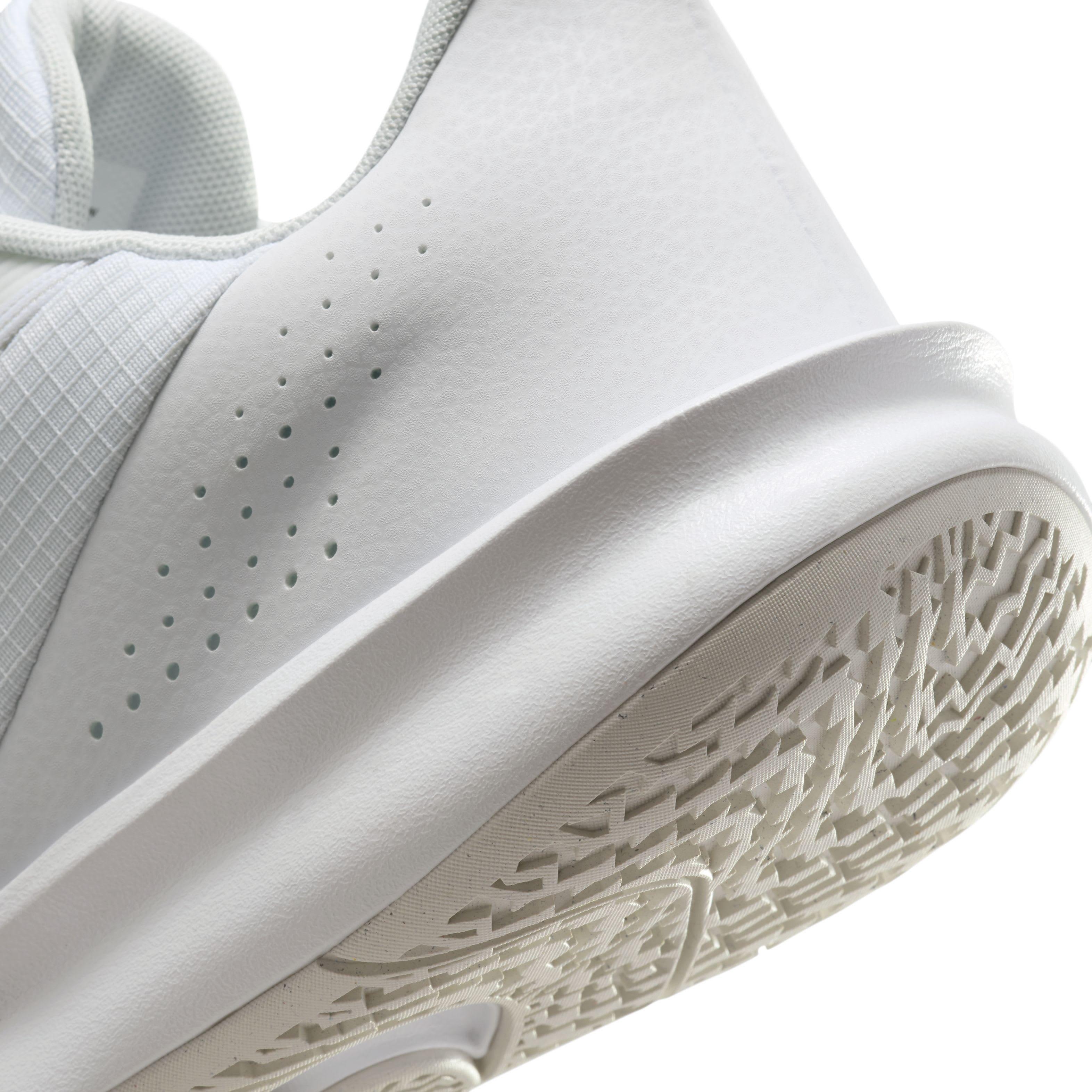 Nike Precision 7 "White/Photon Dust/Light Smoke Grey" Men's Basketball Shoe - WHITE/DUST/LT GREY Thumbnail View 8