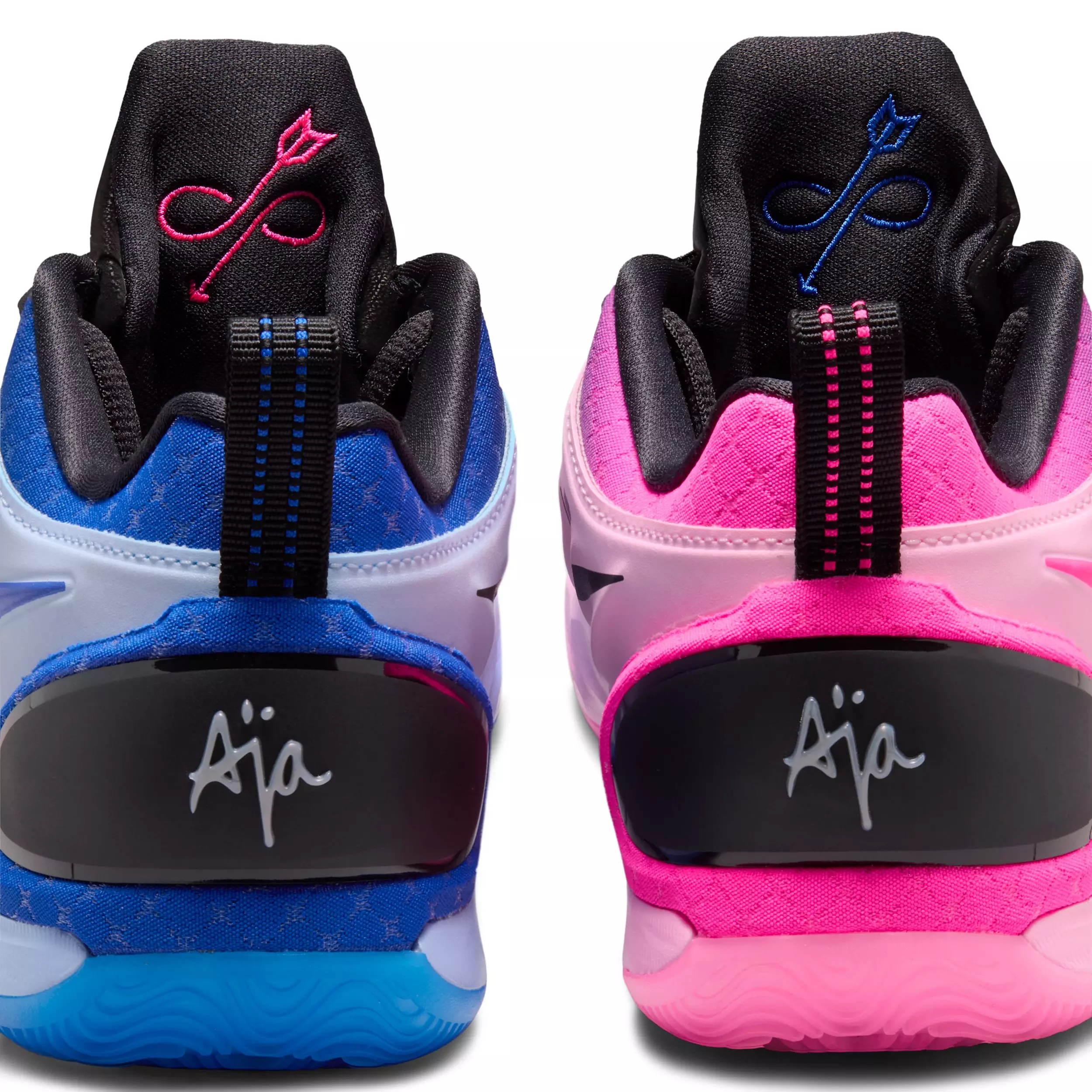 Nike A'Two "A'ja Effect" Preschool Kids' Basketball Shoe - NEO PINK/PINK BLAST/RACER BLUE/BLACK
