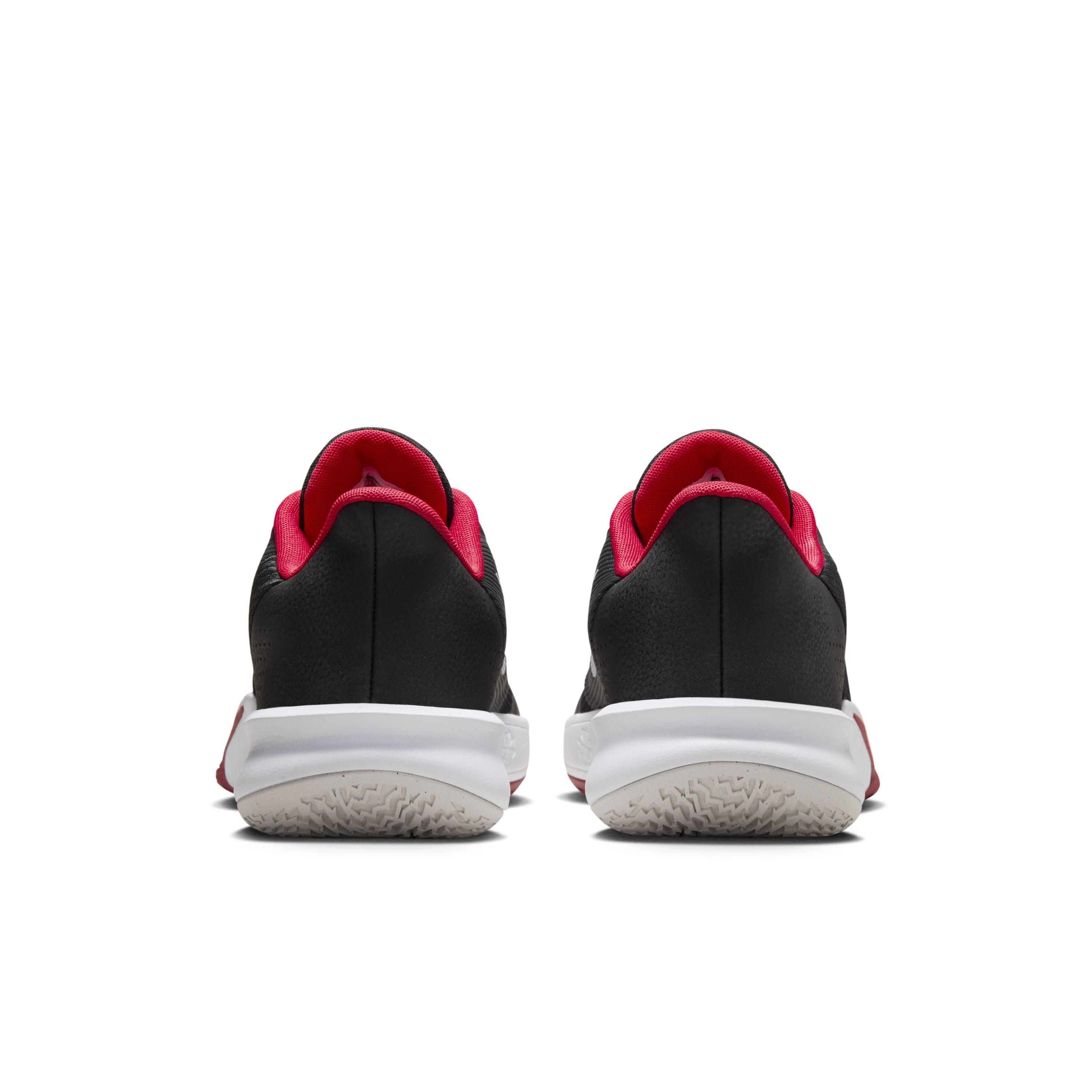 Nike Precision 7 "Black/University Red/White" Men's Basketball Shoe - BLACK/RED/WHITE Thumbnail View 5