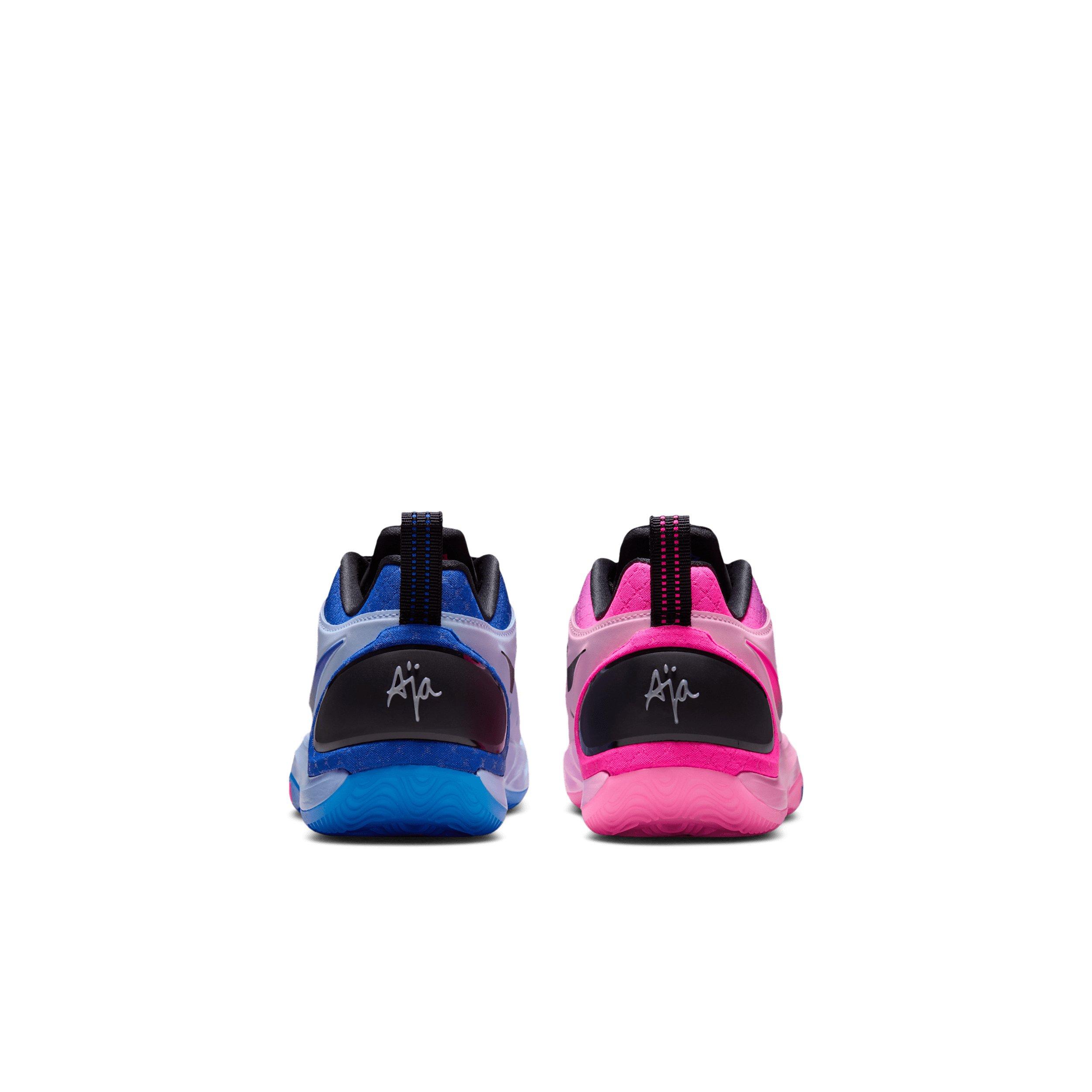 Nike A'Two "A'ja Effect" Big Kids' Basketball Shoe - NEO PINK/PINK BLAST/RACER BLUE/BLACK Thumbnail View 9