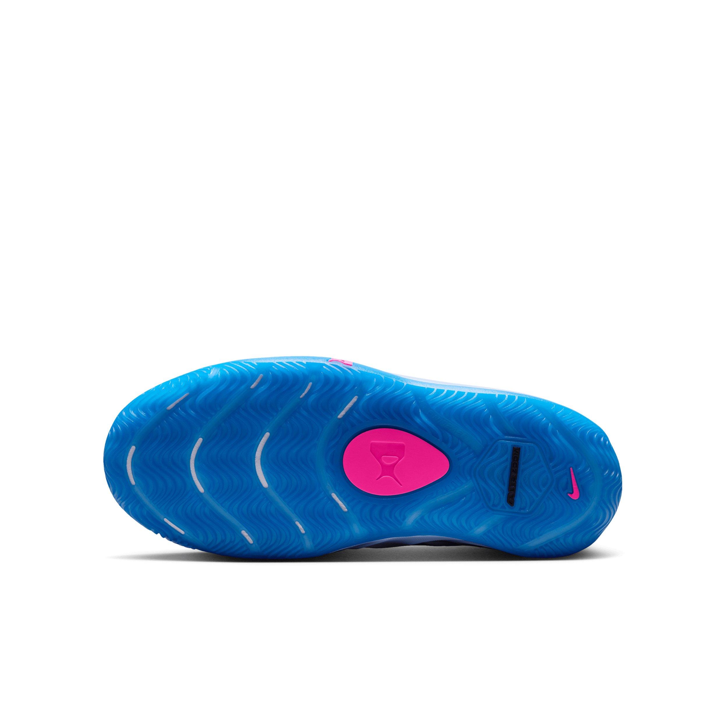 Nike A'Two "A'ja Effect" Big Kids' Basketball Shoe - NEO PINK/PINK BLAST/RACER BLUE/BLACK
