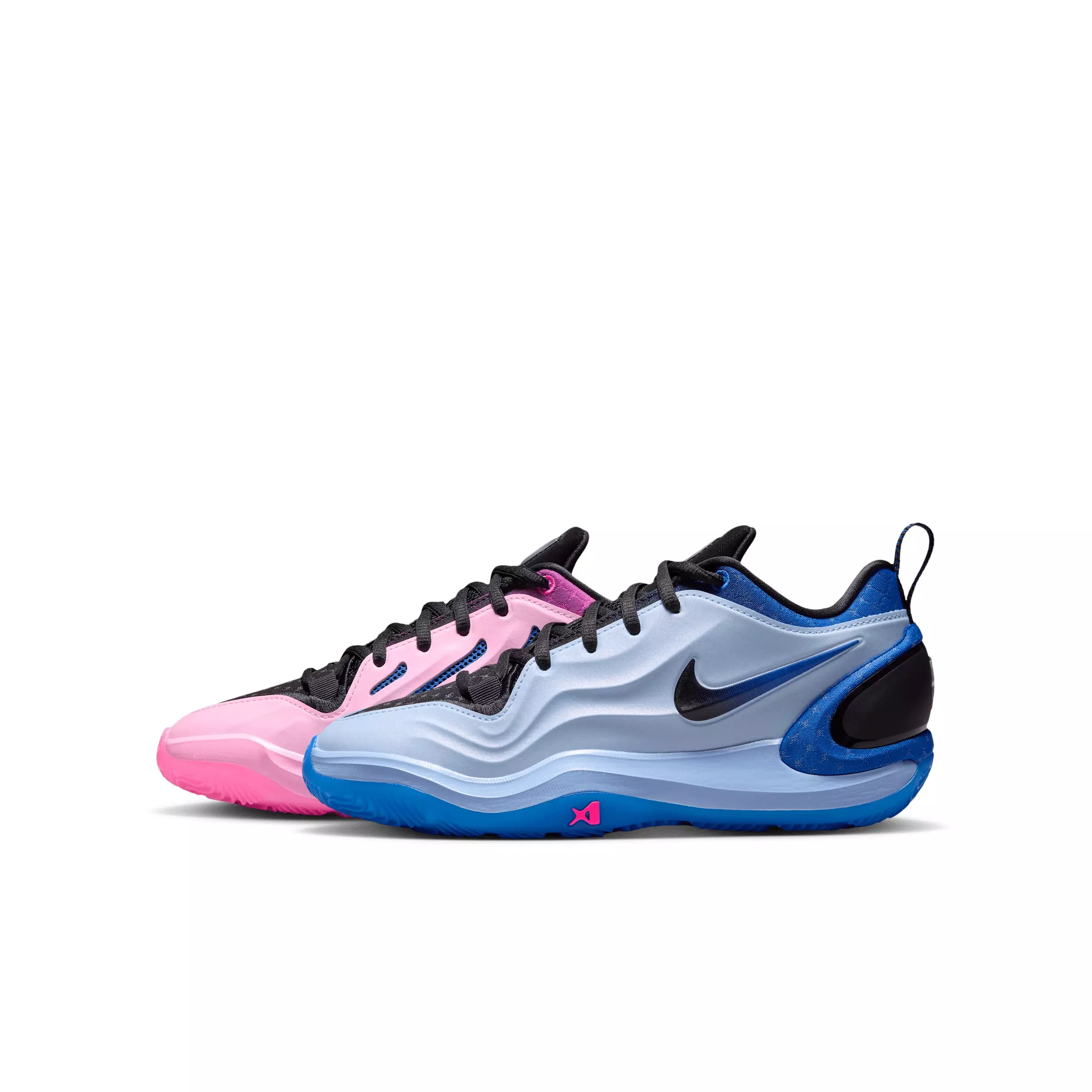 Nike A'Two "A'ja Effect" Big Kids' Basketball Shoe - NEO PINK/PINK BLAST/RACER BLUE/BLACK