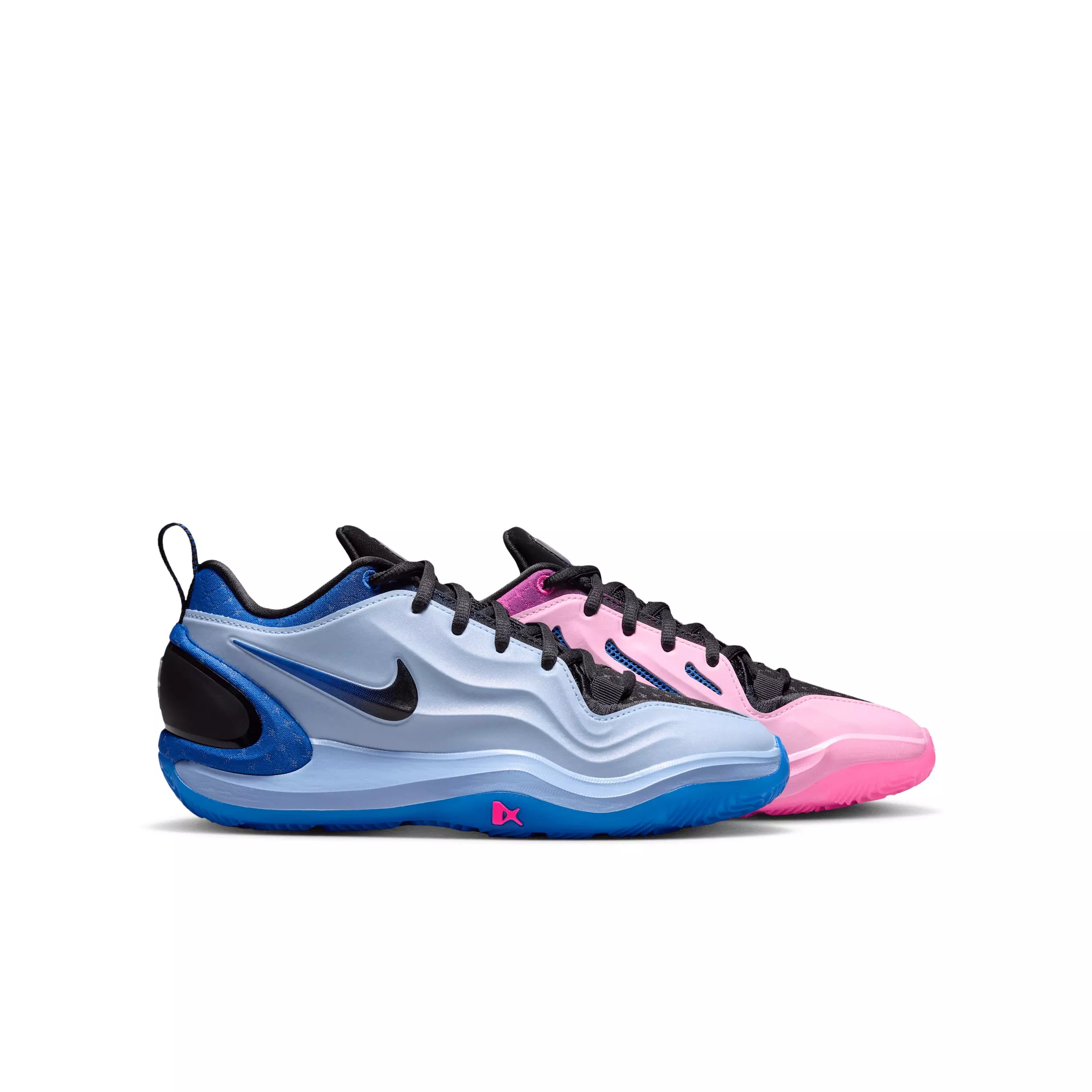 Nike A'Two "A'ja Effect" Big Kids' Basketball Shoe - NEO PINK/PINK BLAST/RACER BLUE/BLACK
