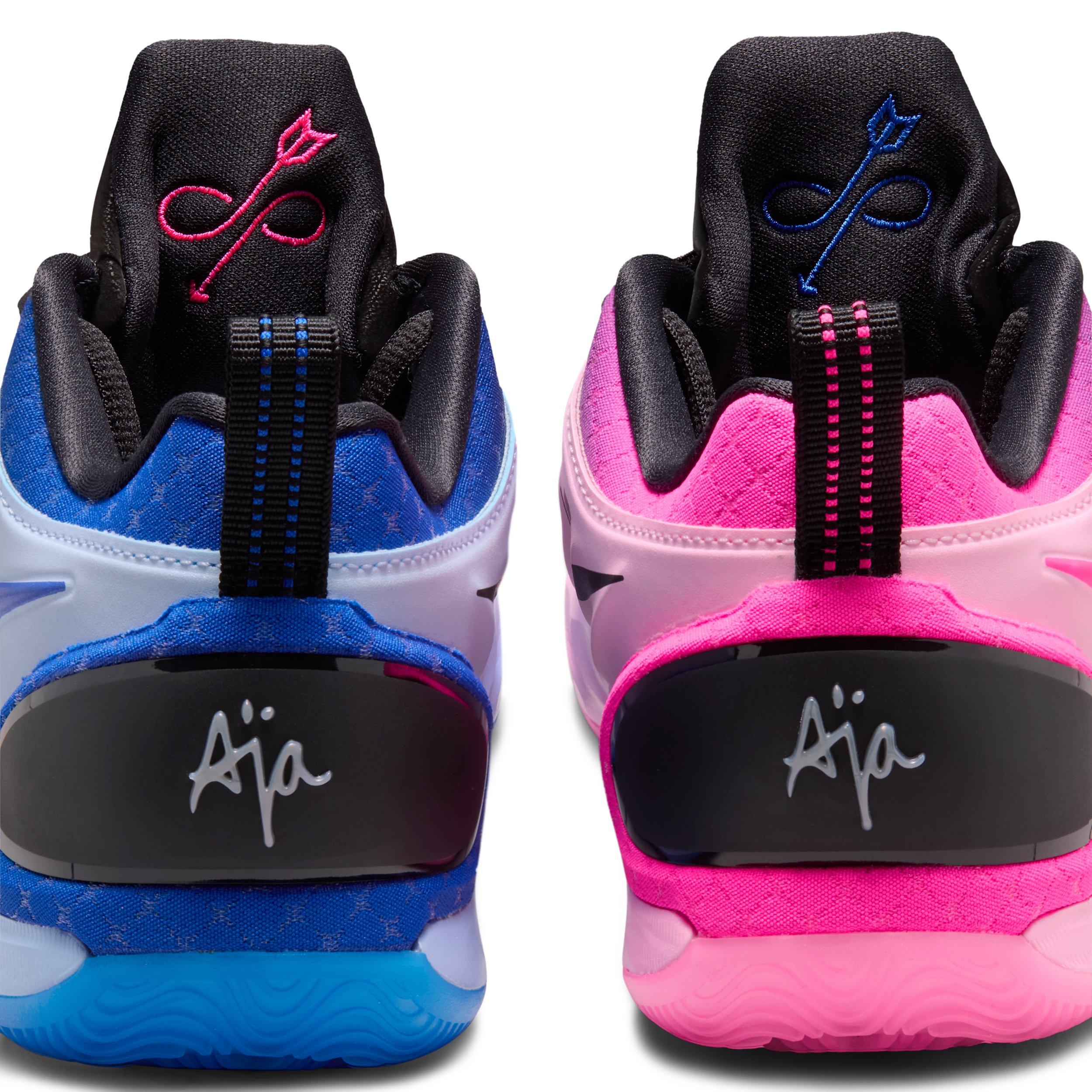 Nike A'Two "A'ja Effect" Big Kids' Basketball Shoe - NEO PINK/PINK BLAST/RACER BLUE/BLACK Thumbnail View 7