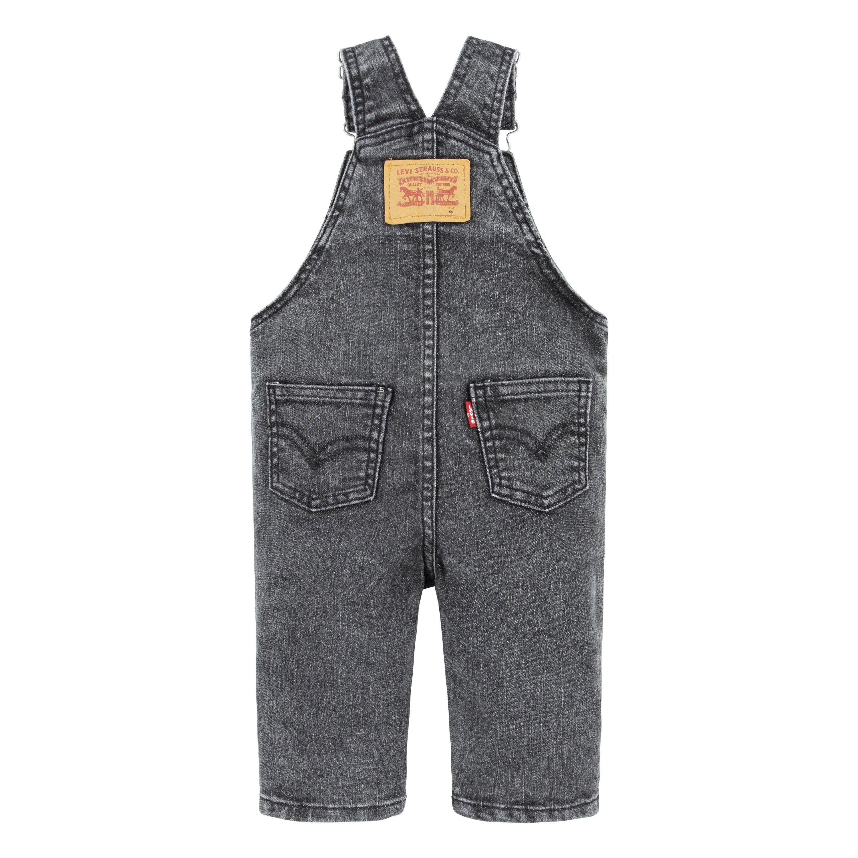 Levi's Lightweight Baby Boys' Black Denim Overalls