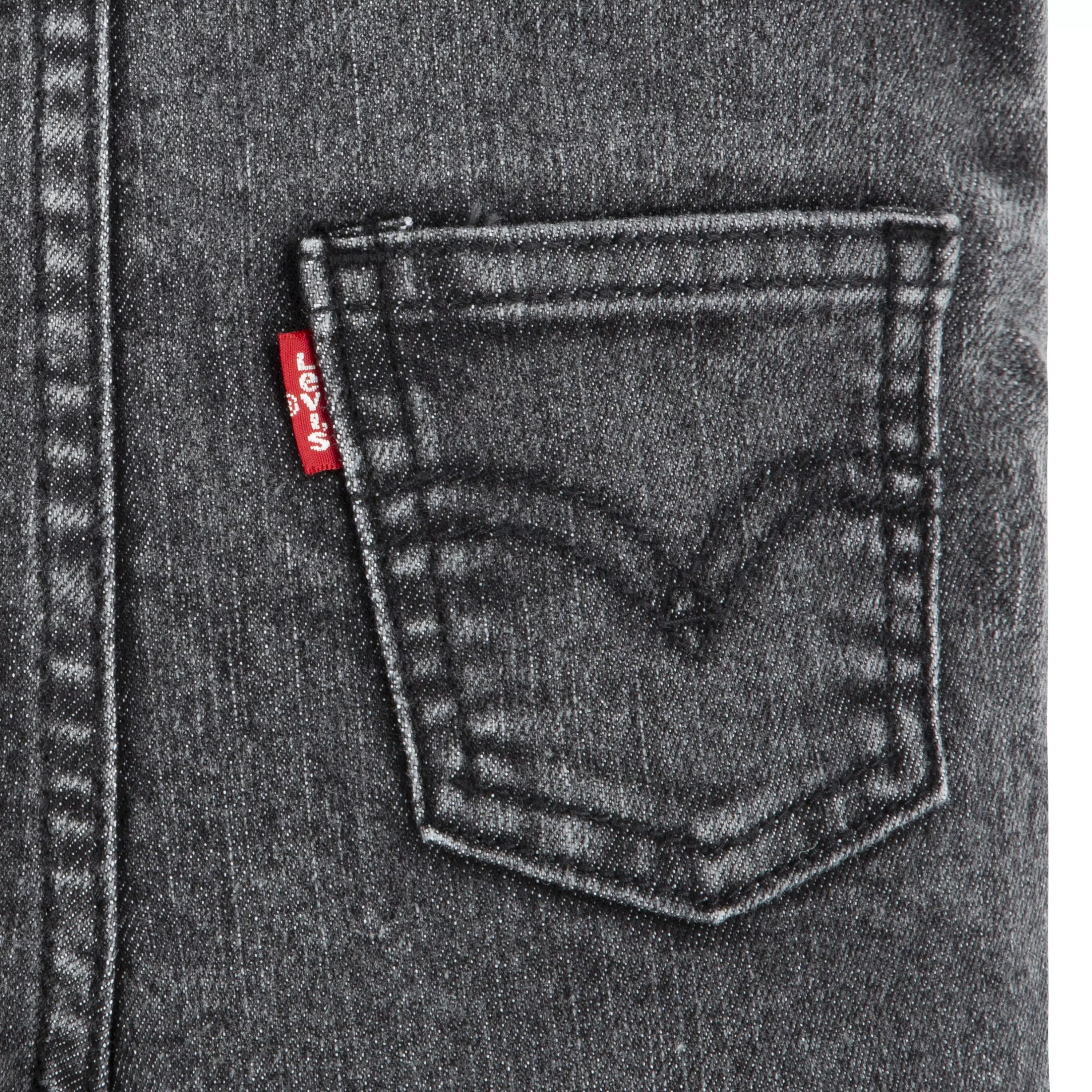 Levi's Baby Boys' Lightweight Black Denim Overalls - BLACK