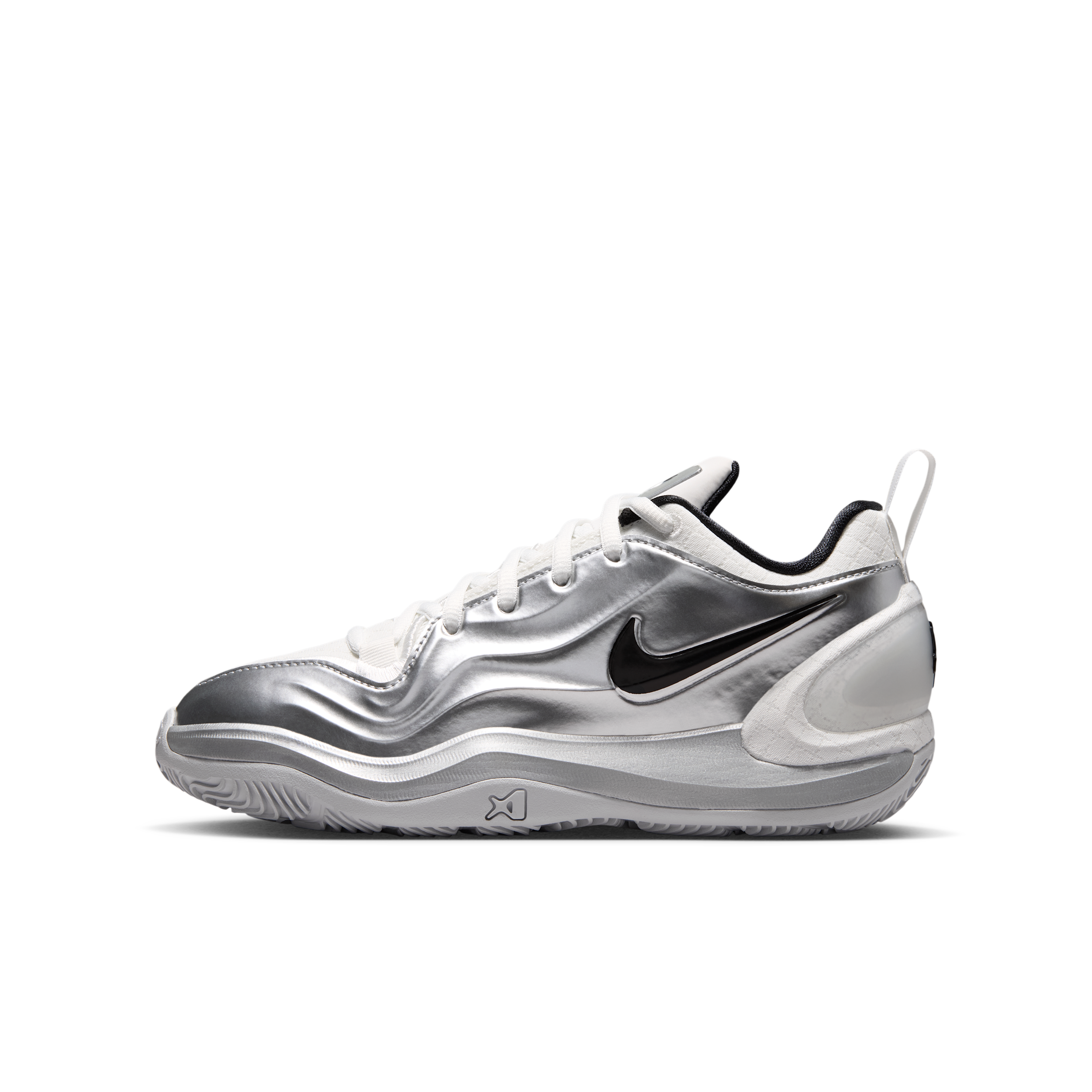Nike A'Two "ASW" Preschool Kids' Basketball Shoe - SUMMIT WHITE/METALLIC SILVER/BLACK