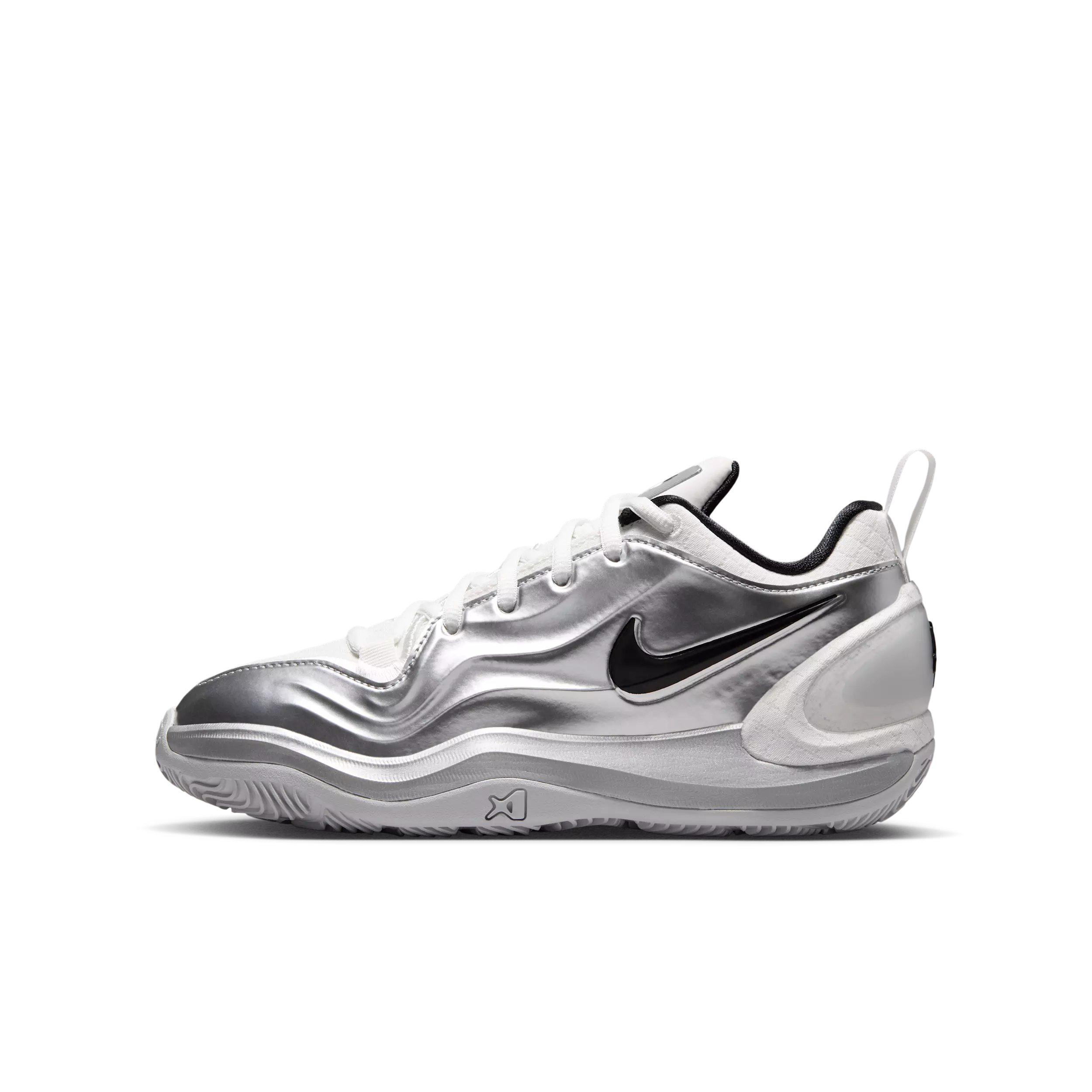 Nike A'Two "ASW" Preschool Kids' Basketball Shoe - SUMMIT WHITE/METALLIC SILVER/BLACK