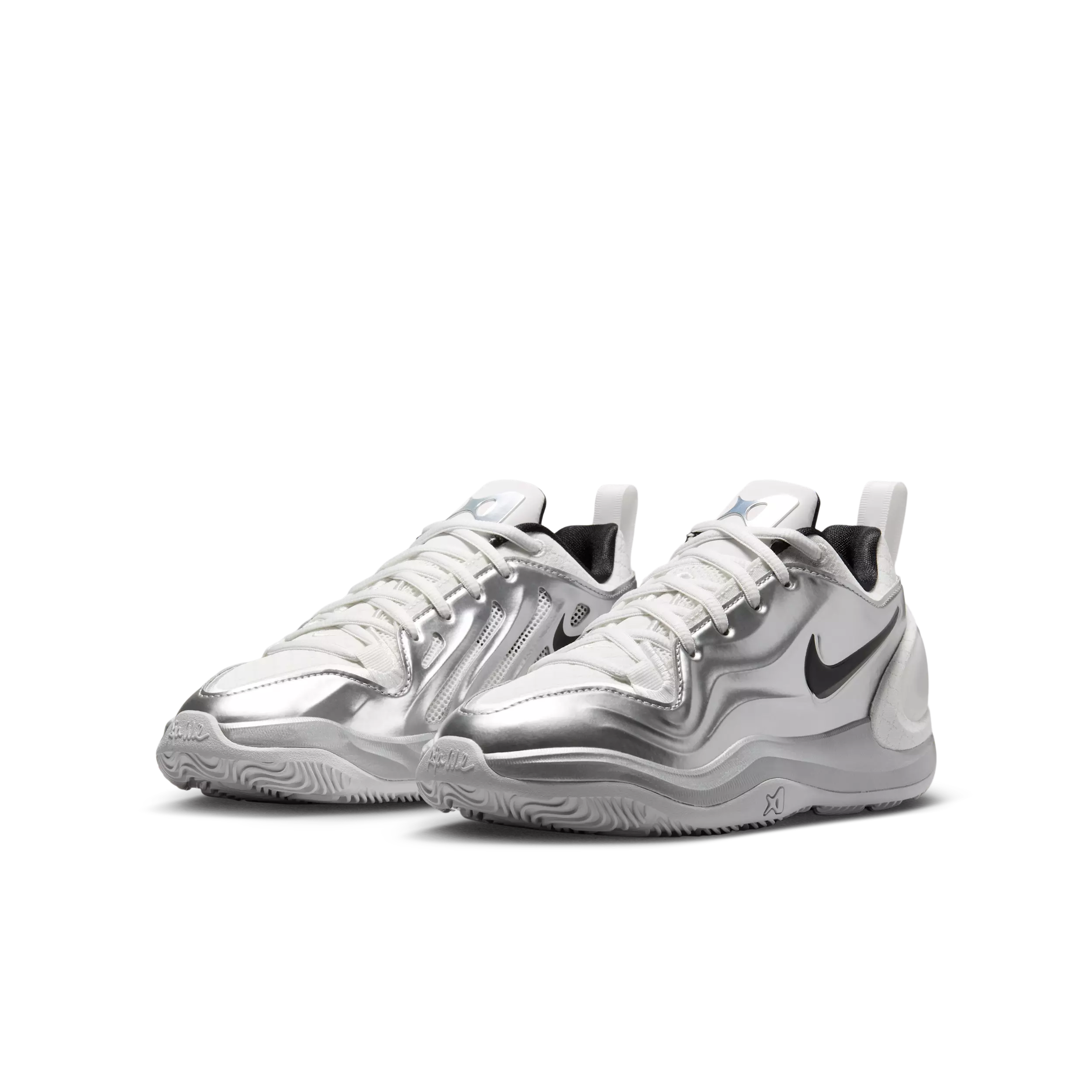Nike A'Two "ASW" Preschool Kids' Basketball Shoe - SUMMIT WHITE/METALLIC SILVER/BLACK