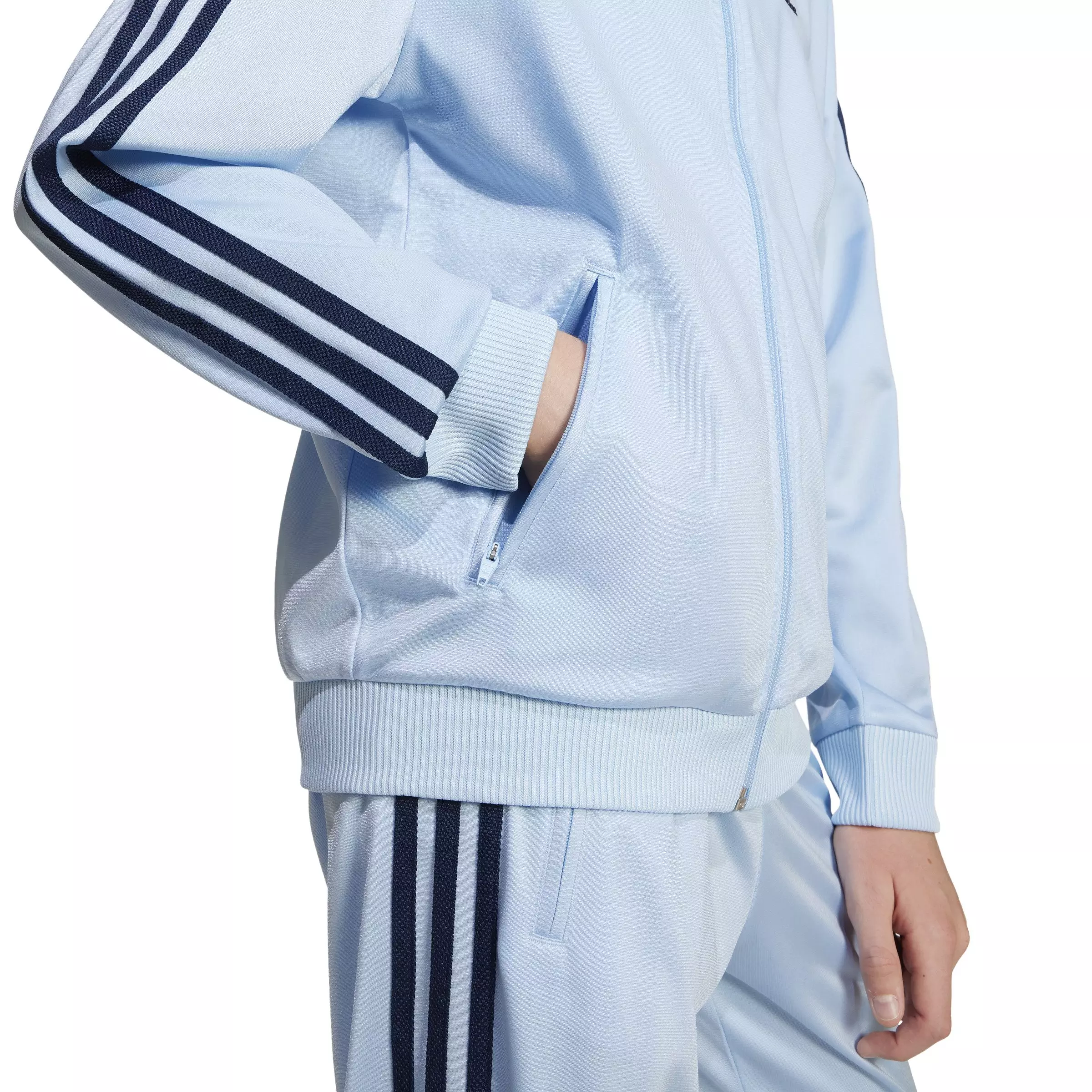 adidas Originals Big Kids' Adicolor Firebird Track Top - Blue - BLUE
