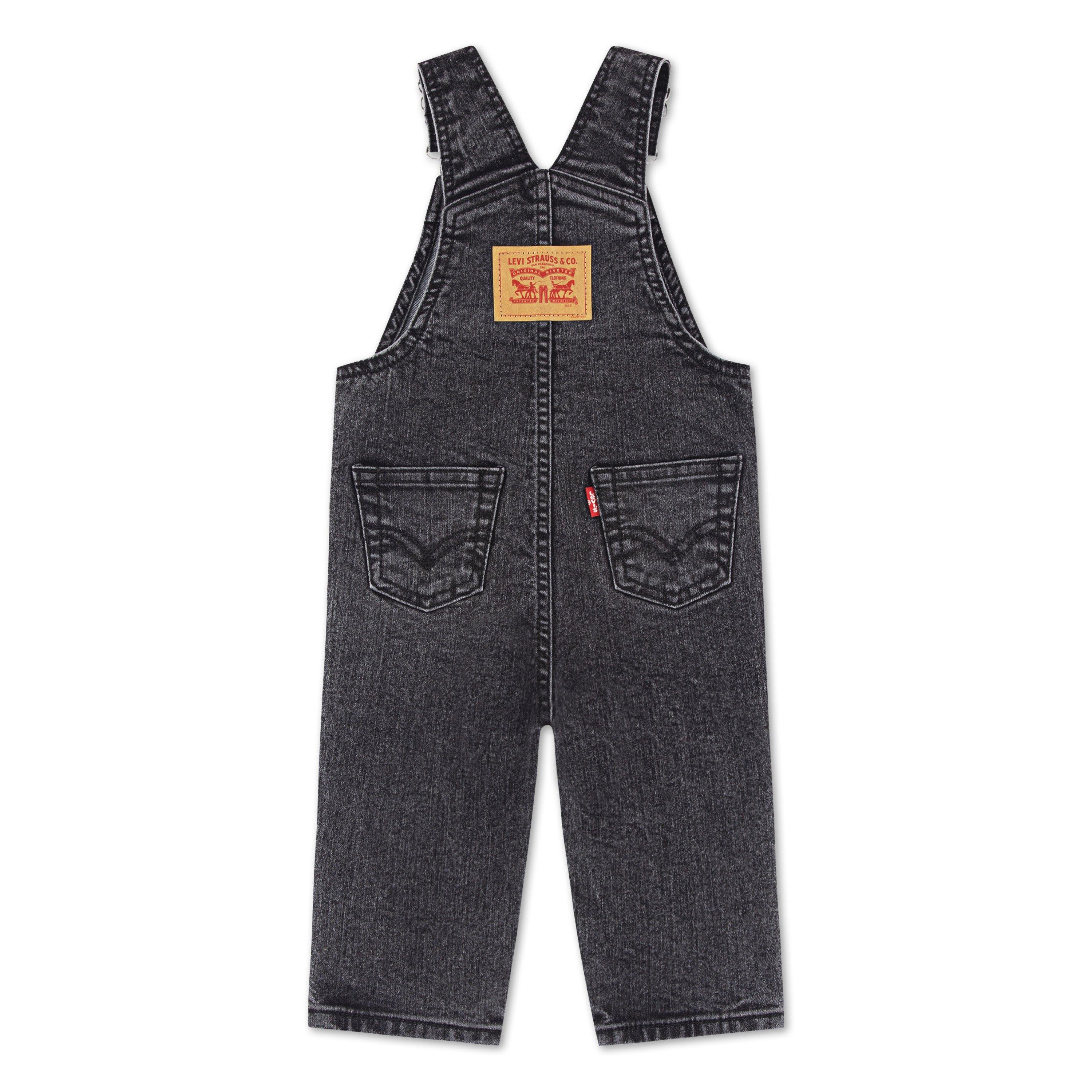 Levi's Lightweight Infant Boys' Black Denim Overalls