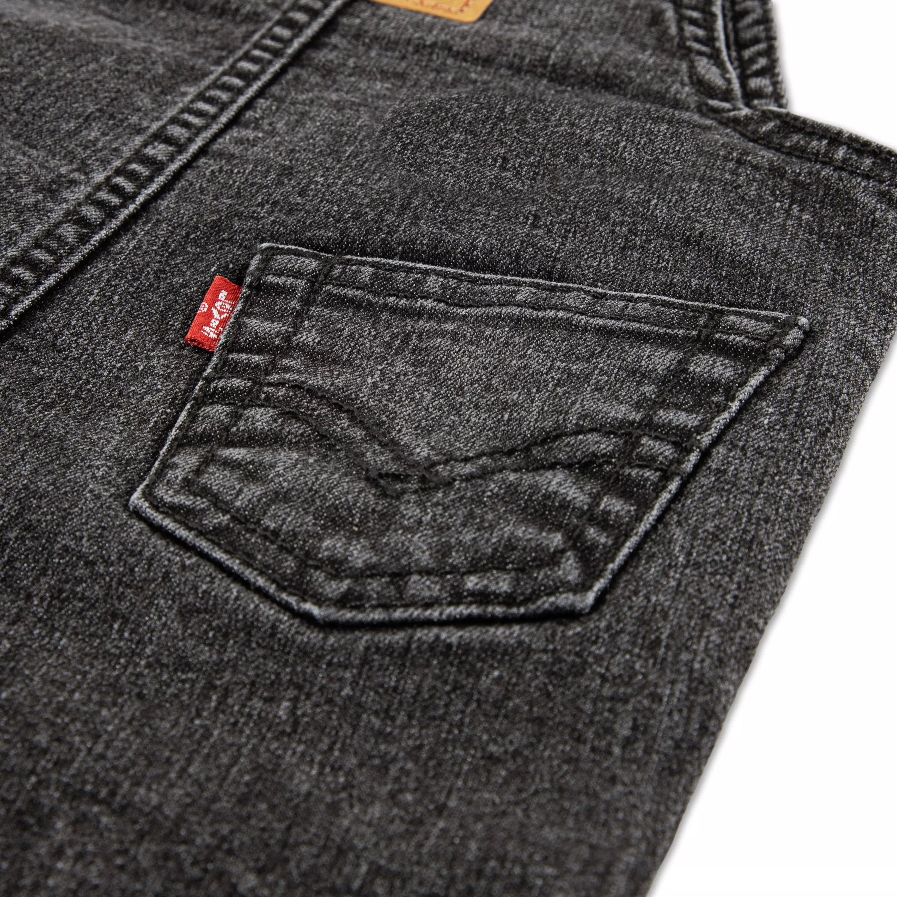 Levi's Infant Boys' Lightweight Black Denim Overalls - BLACK