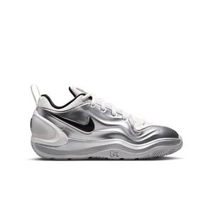 Nike A'Two "ASW" Grade School Kids' Basketball Shoe - SUMMIT WHITE/METALLIC SILVER/BLACK