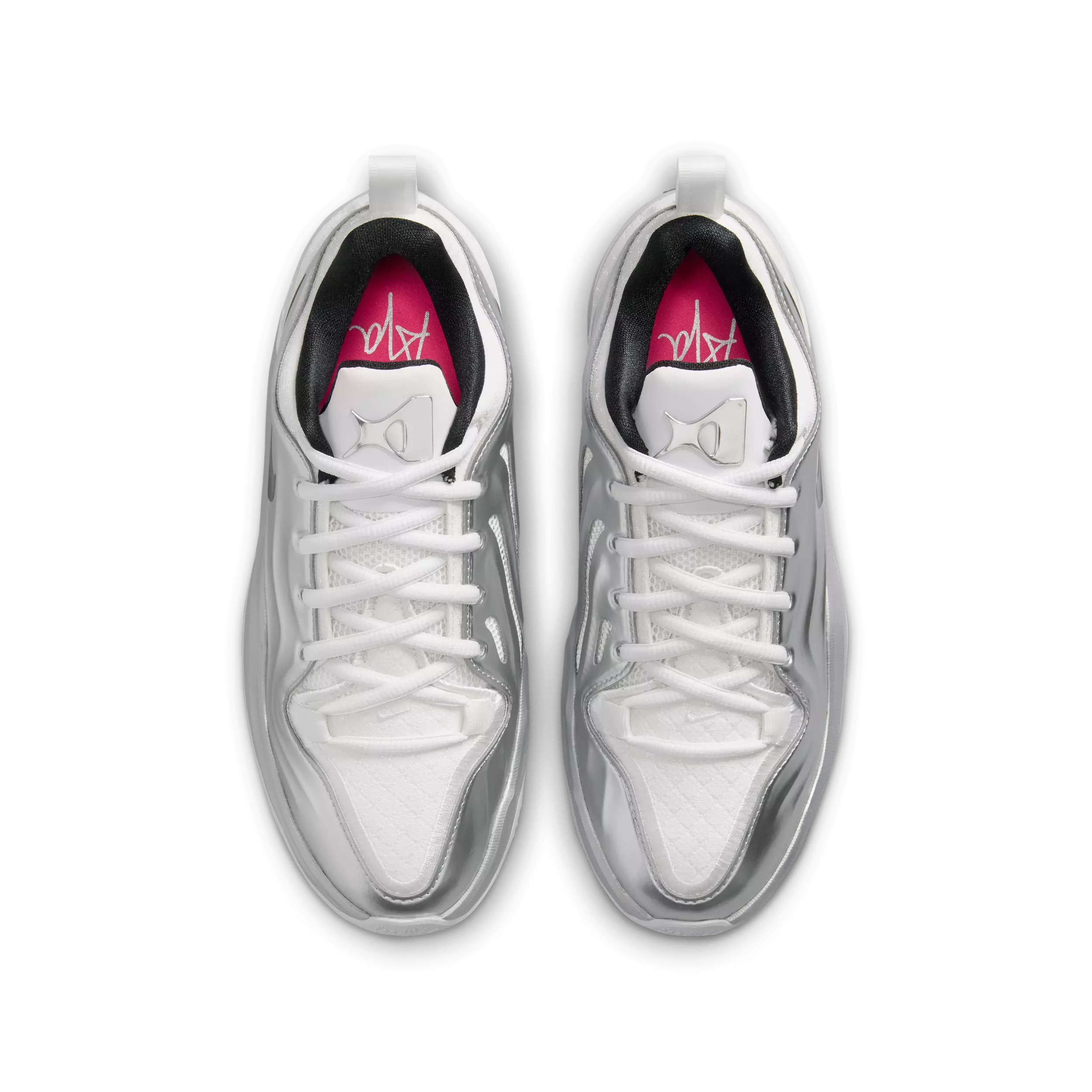 Nike A'Two "ASW" Grade School Kids' Basketball Shoe - SUMMIT WHITE/METALLIC SILVER/BLACK