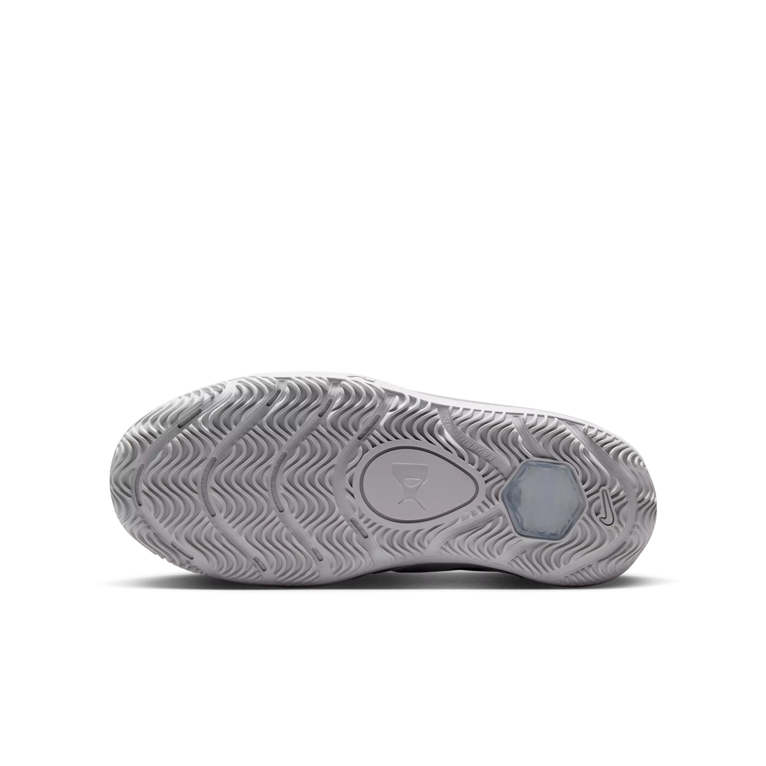 Nike A'Two "ASW" Grade School Kids' Basketball Shoe - SUMMIT WHITE/METALLIC SILVER/BLACK