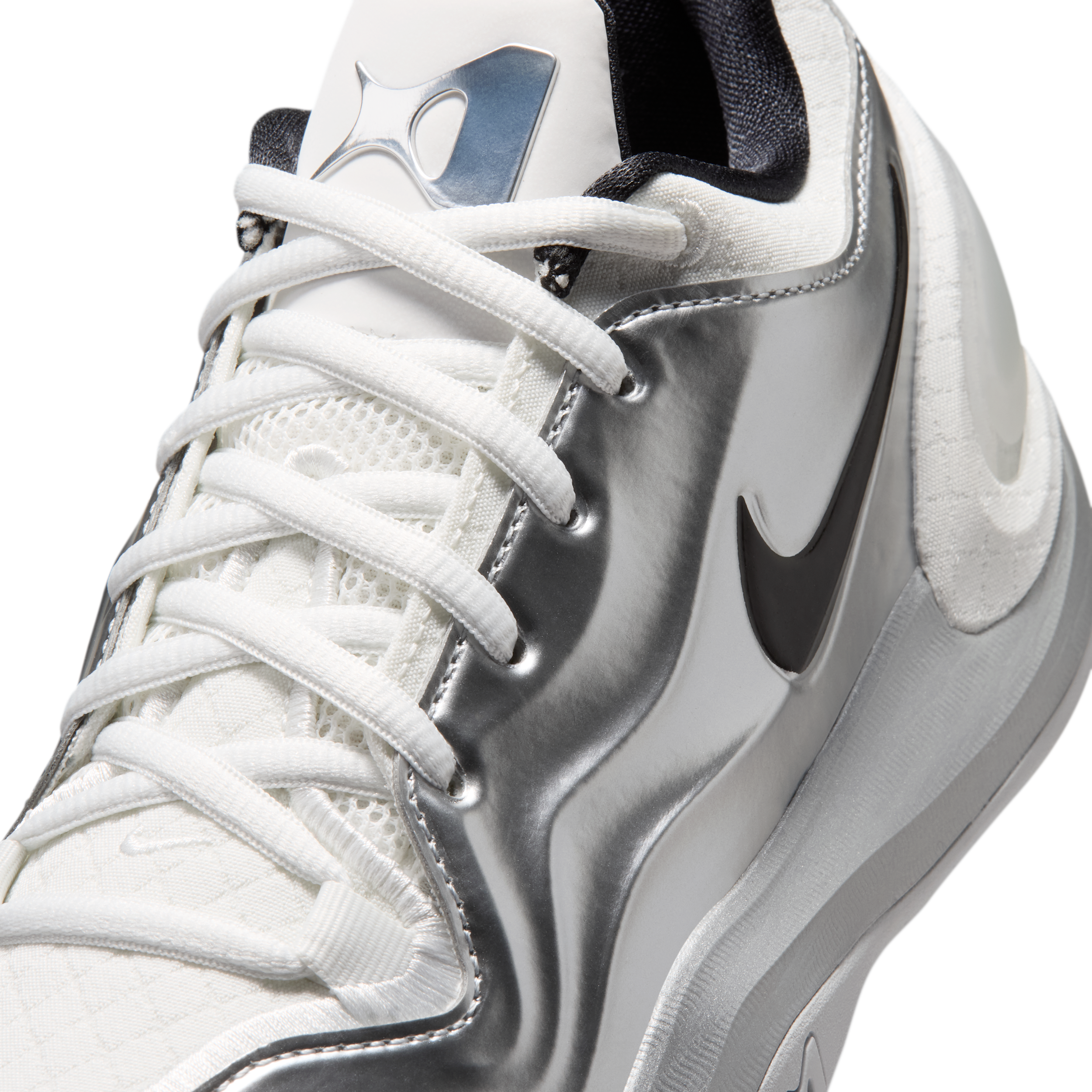 Nike A'Two "ASW" Grade School Kids' Basketball Shoe - SUMMIT WHITE/METALLIC SILVER/BLACK