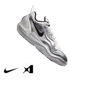 Nike A'Two "ASW" Grade School Kids' Basketball Shoe - SUMMIT WHITE/METALLIC SILVER/BLACK