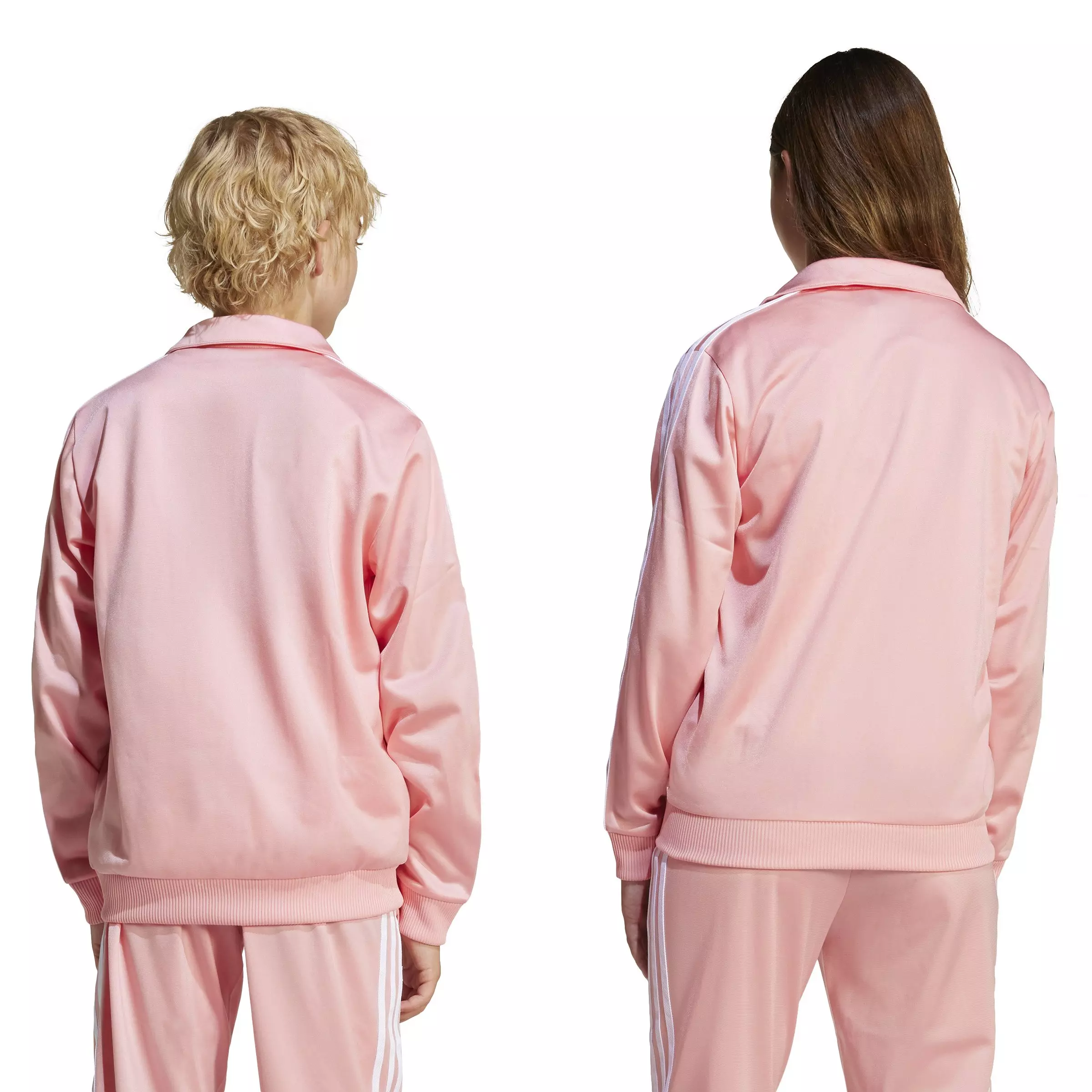 adidas Originals Big Kids' Adicolor Firebird Track Top - Pink - PINK