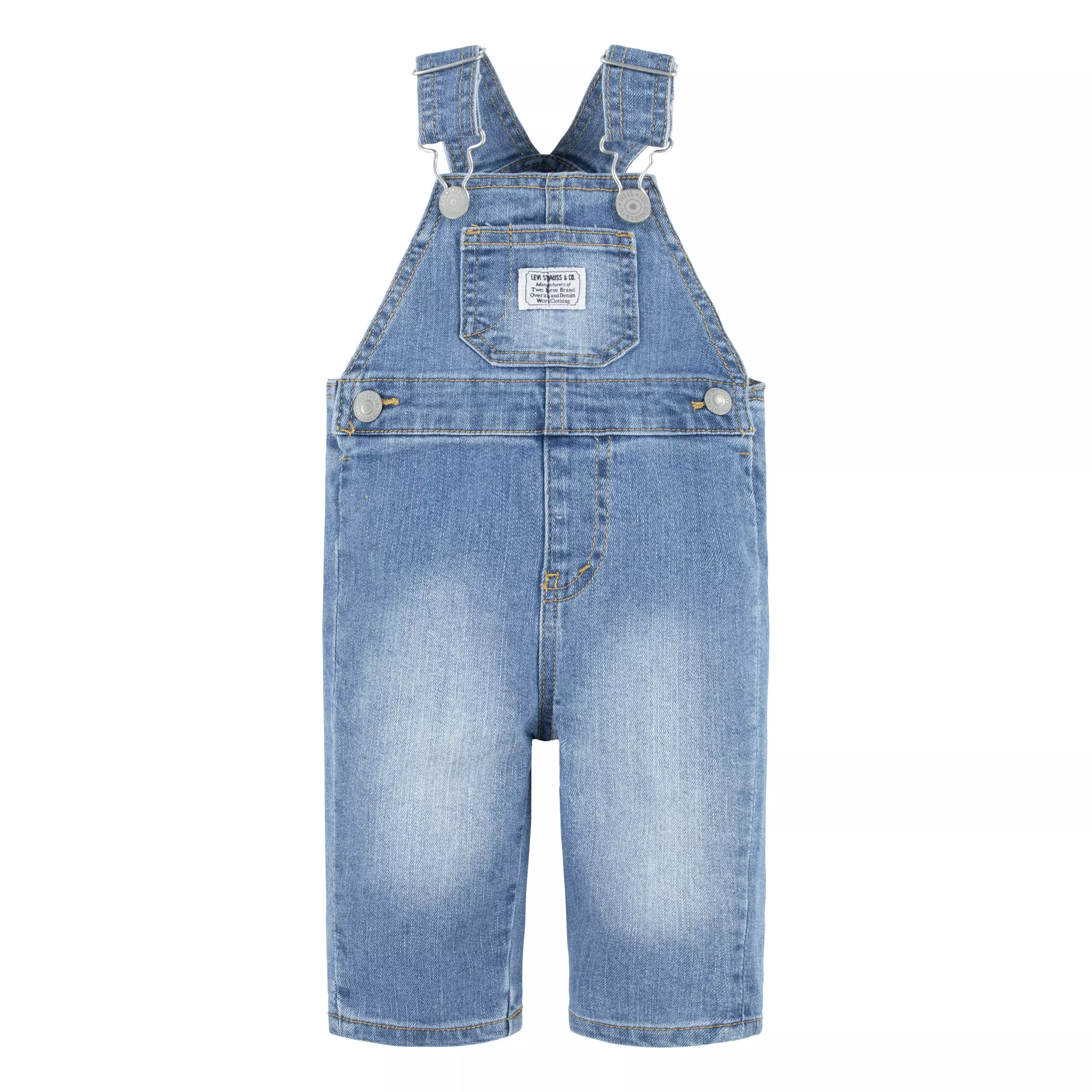 Levi's Baby Boys' Lightweight Light Blue Denim Overalls - LIGHT BLUE