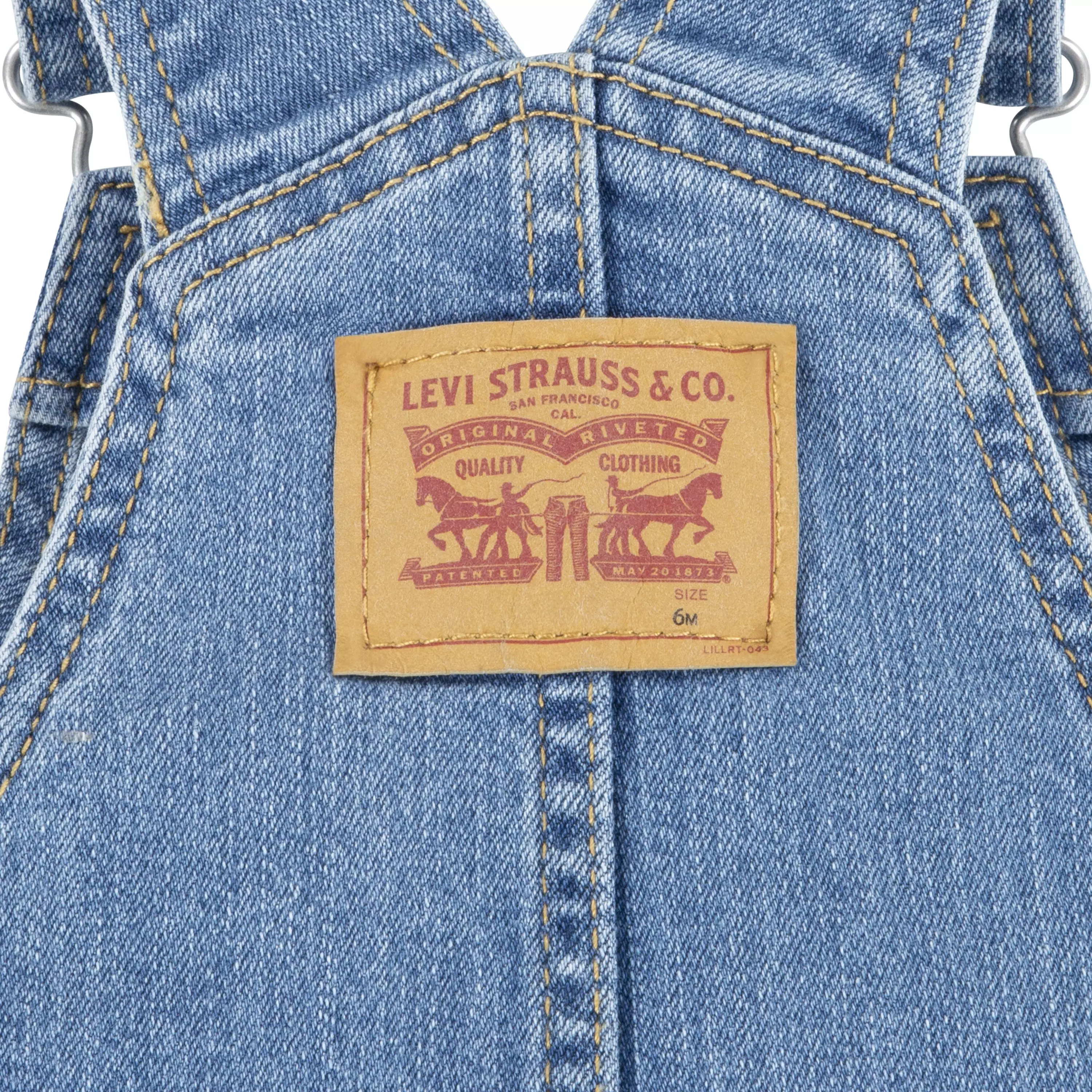 Levi's Baby Boys' Lightweight Denim Overalls - Light Blue - LIGHT BLUE