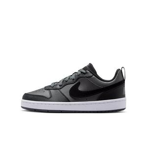Nike Court Borough Low "Iron Grey/White/Black" Grade School Boys' Shoe