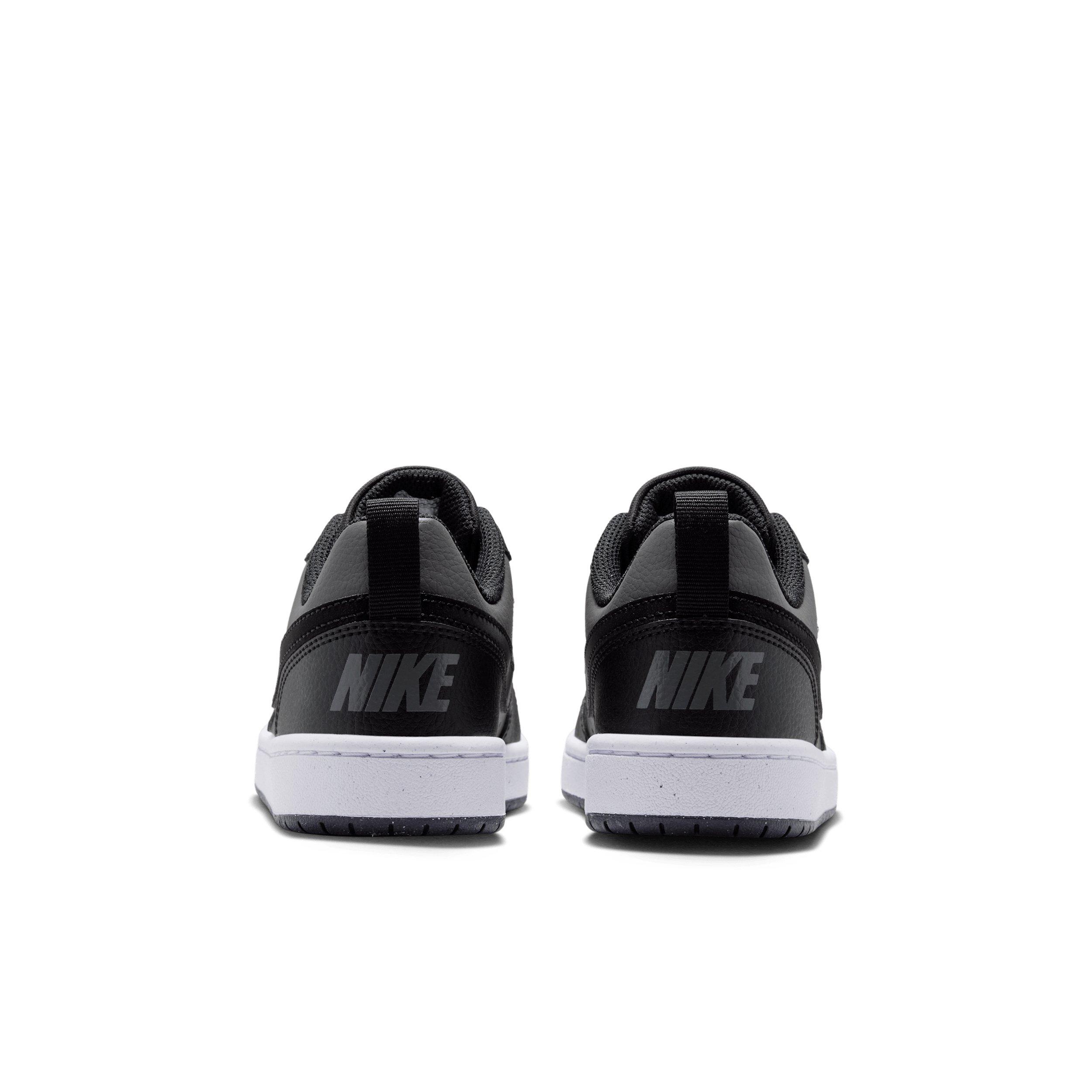 Nike Court Borough Low "Iron Grey/White/Black" Grade School Boys' Shoe - GREY/WHITE/BLACK Thumbnail View 5