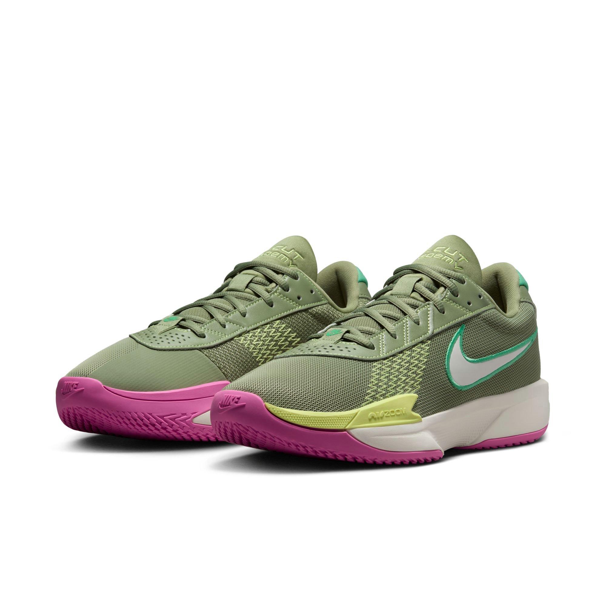 Nike G.T. Cut Academy "Olive/Pink" Men's Basketball Shoe - OLIVE/PINK Thumbnail View 3