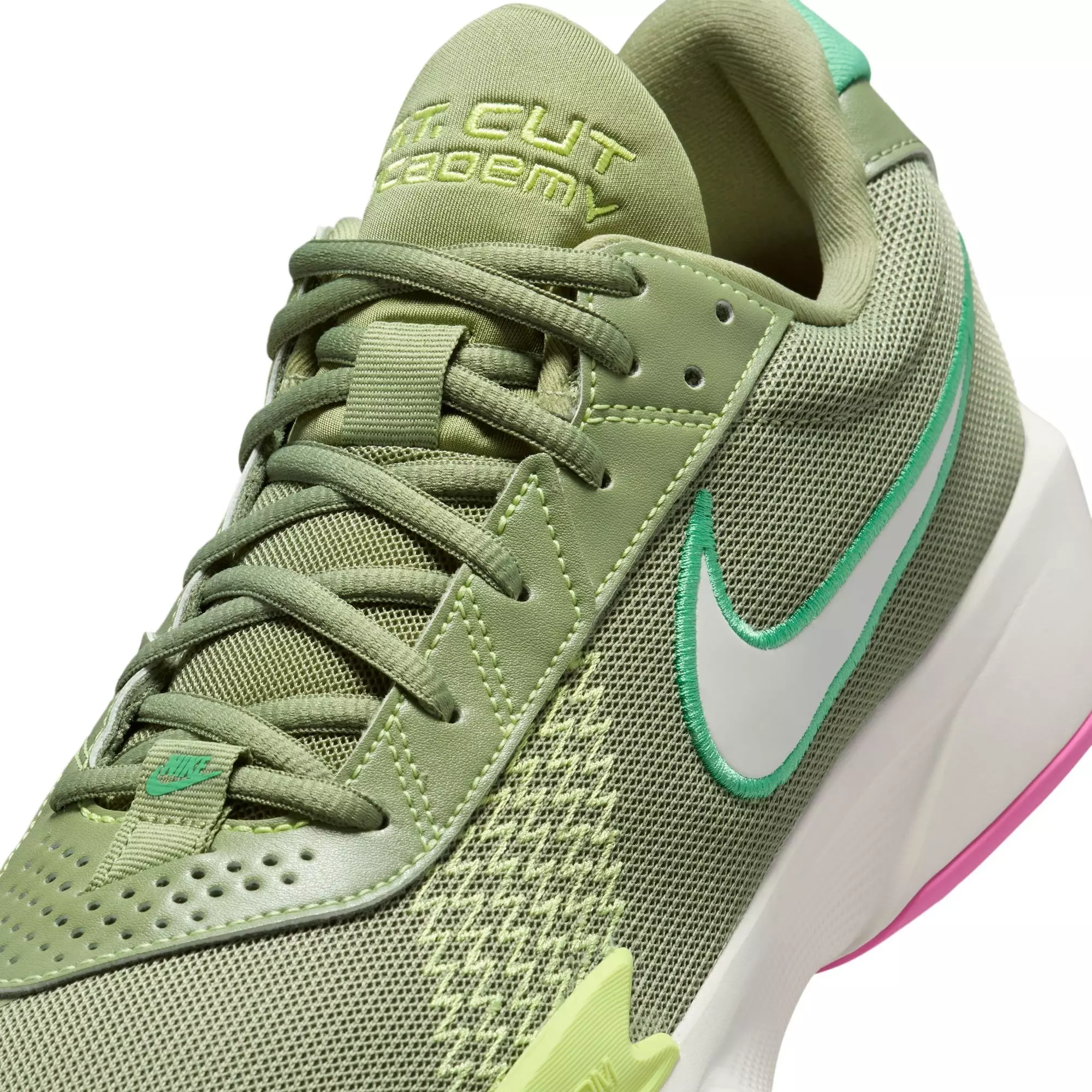 Nike G.T. Cut Academy "Olive/Pink" Men's Basketball Shoe - OLIVE/PINK
