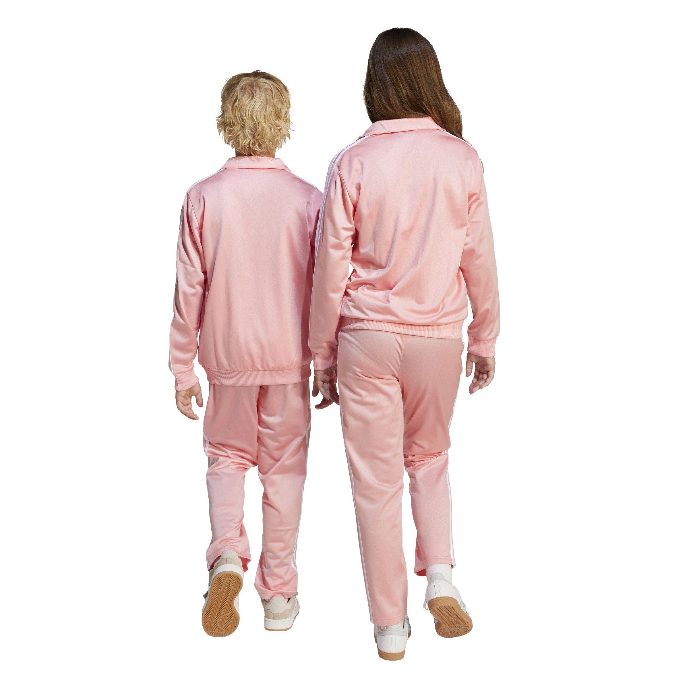 adidas Originals Adicolor Firebird Big Kids' Pink Tracksuit Bottoms