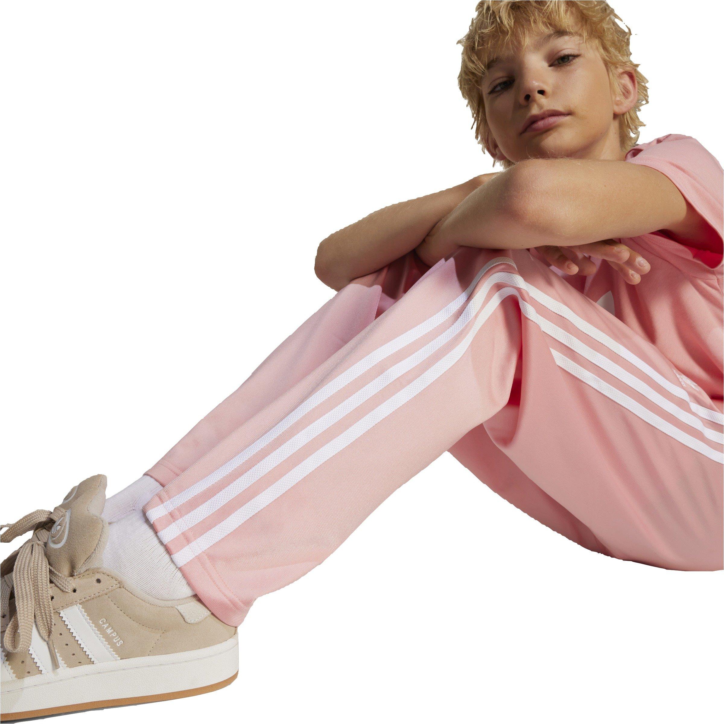 adidas Originals Adicolor Firebird Big Kids' Pink Tracksuit Bottoms