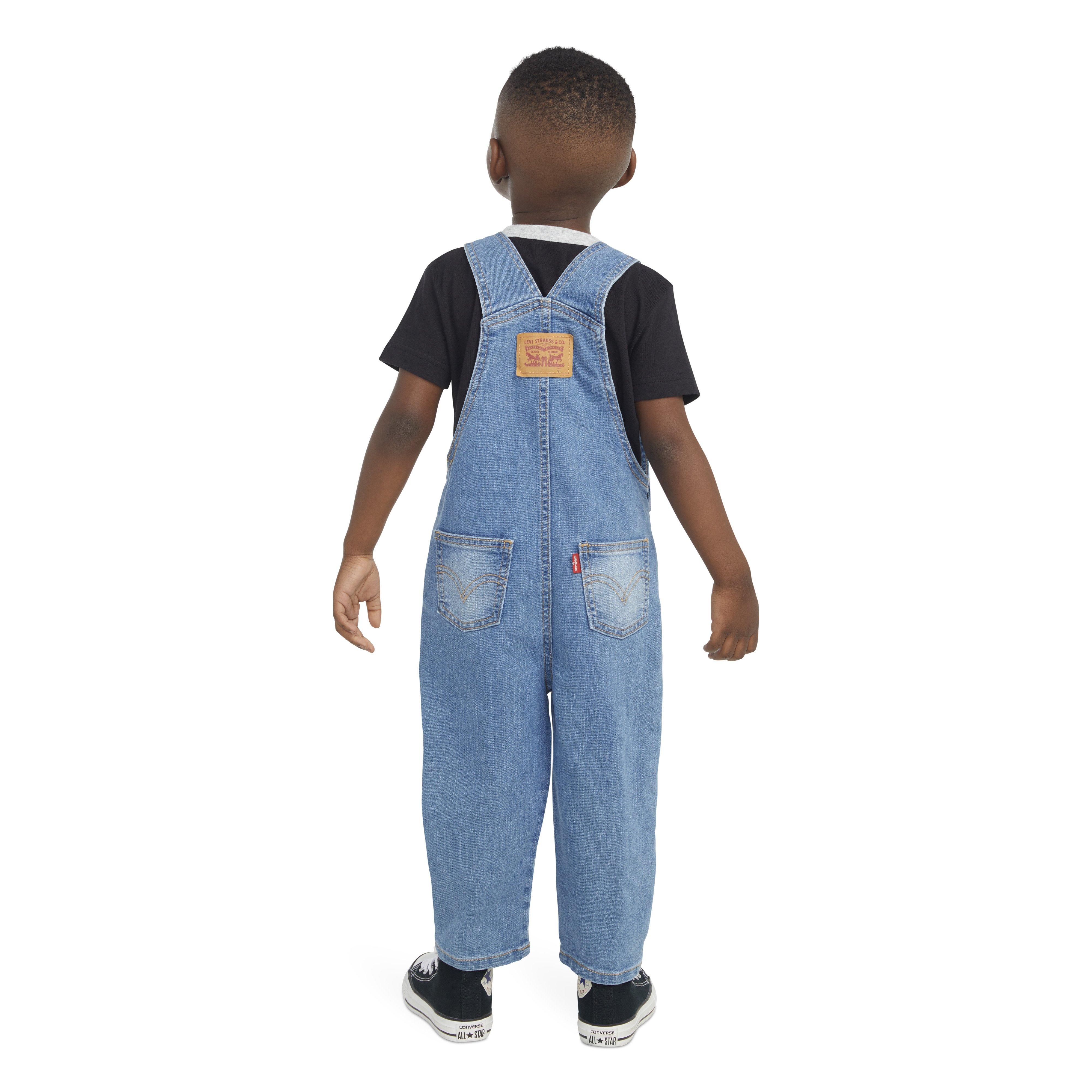 Levi's Lightweight Toddler Boys' Light Blue Denim Overalls