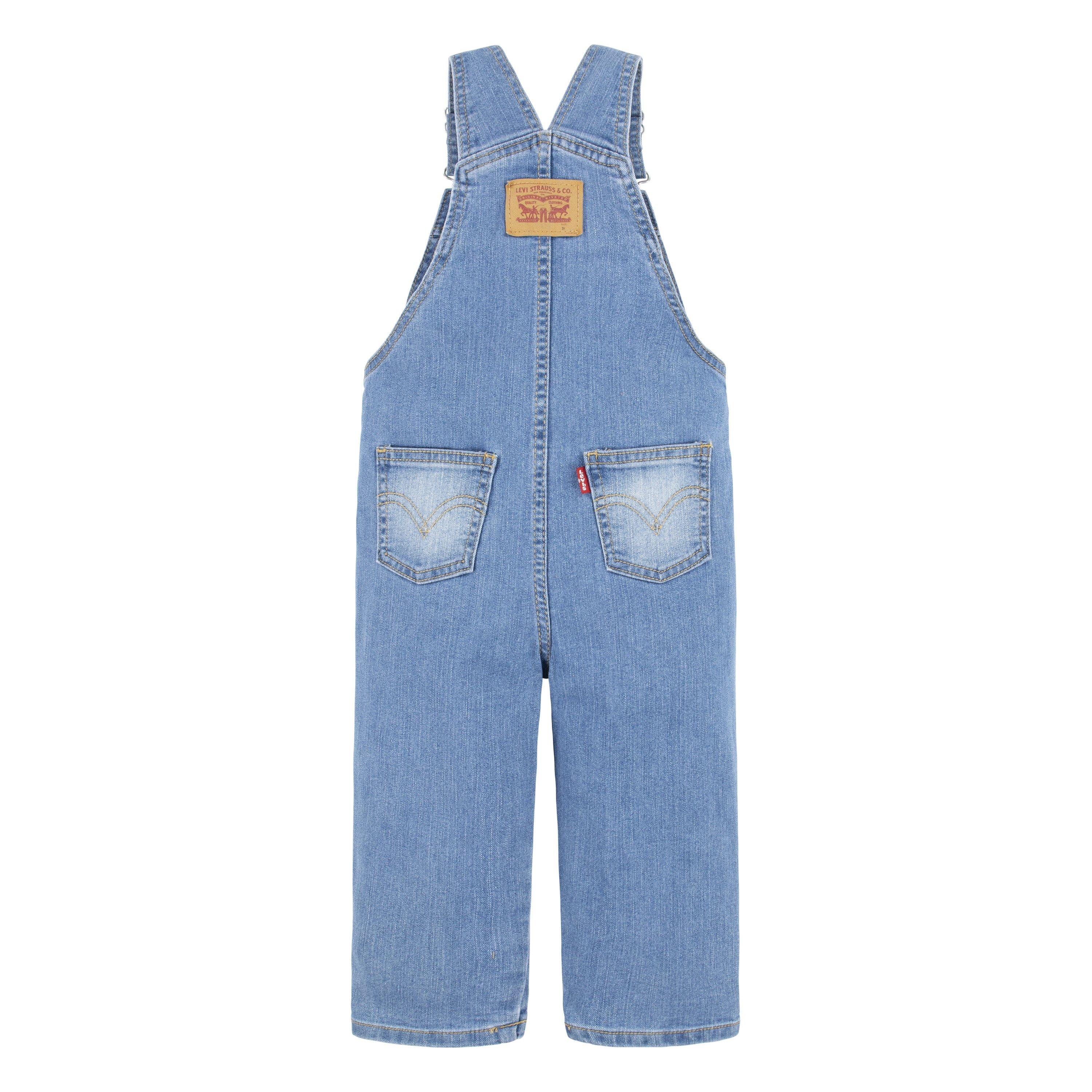 Levi's Toddler Boys' Lightweight Light Blue Denim Overalls - LIGHT BLUE Thumbnail View 11