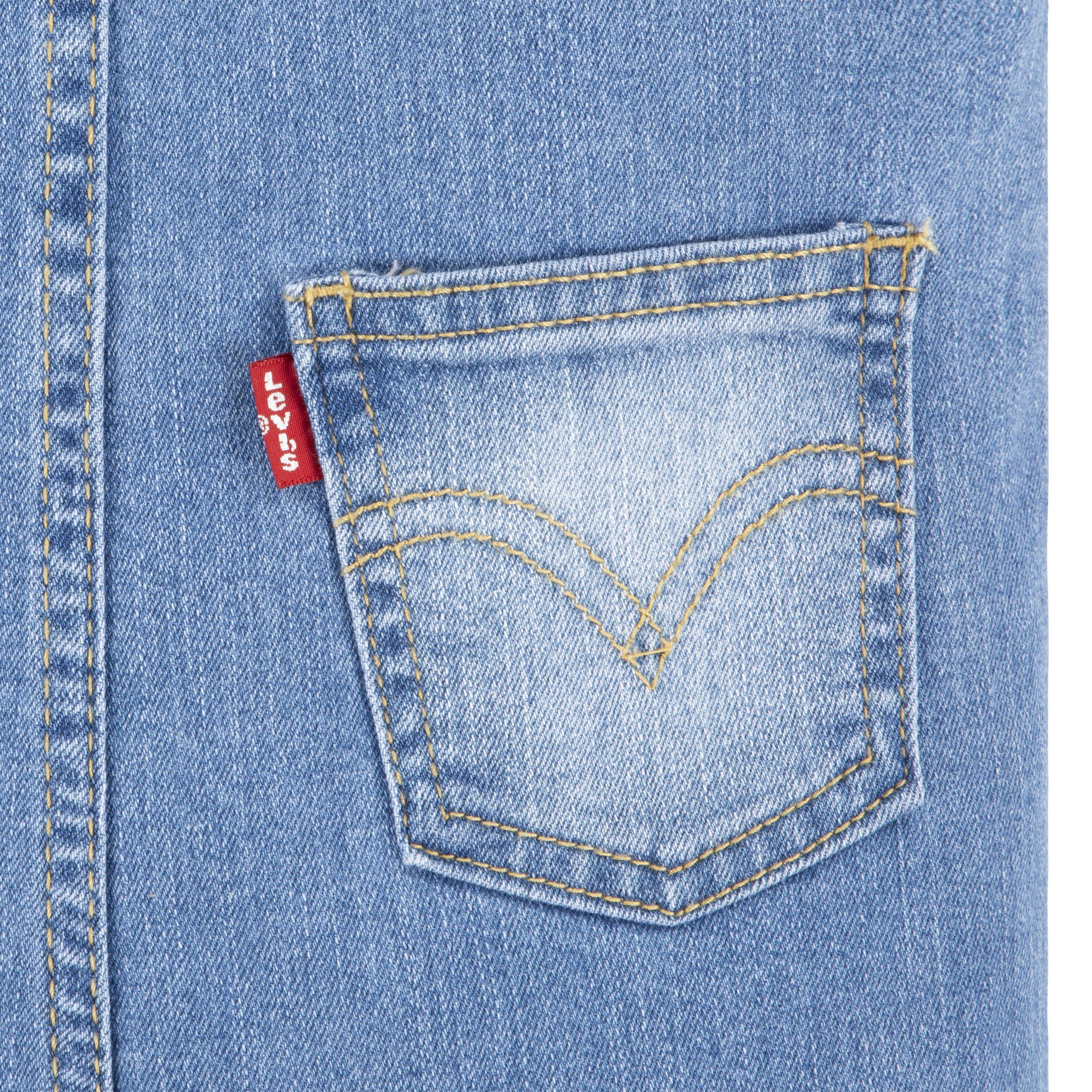 Levi's Toddler Boys' Lightweight Light Blue Denim Overalls - LIGHT BLUE Thumbnail View 9