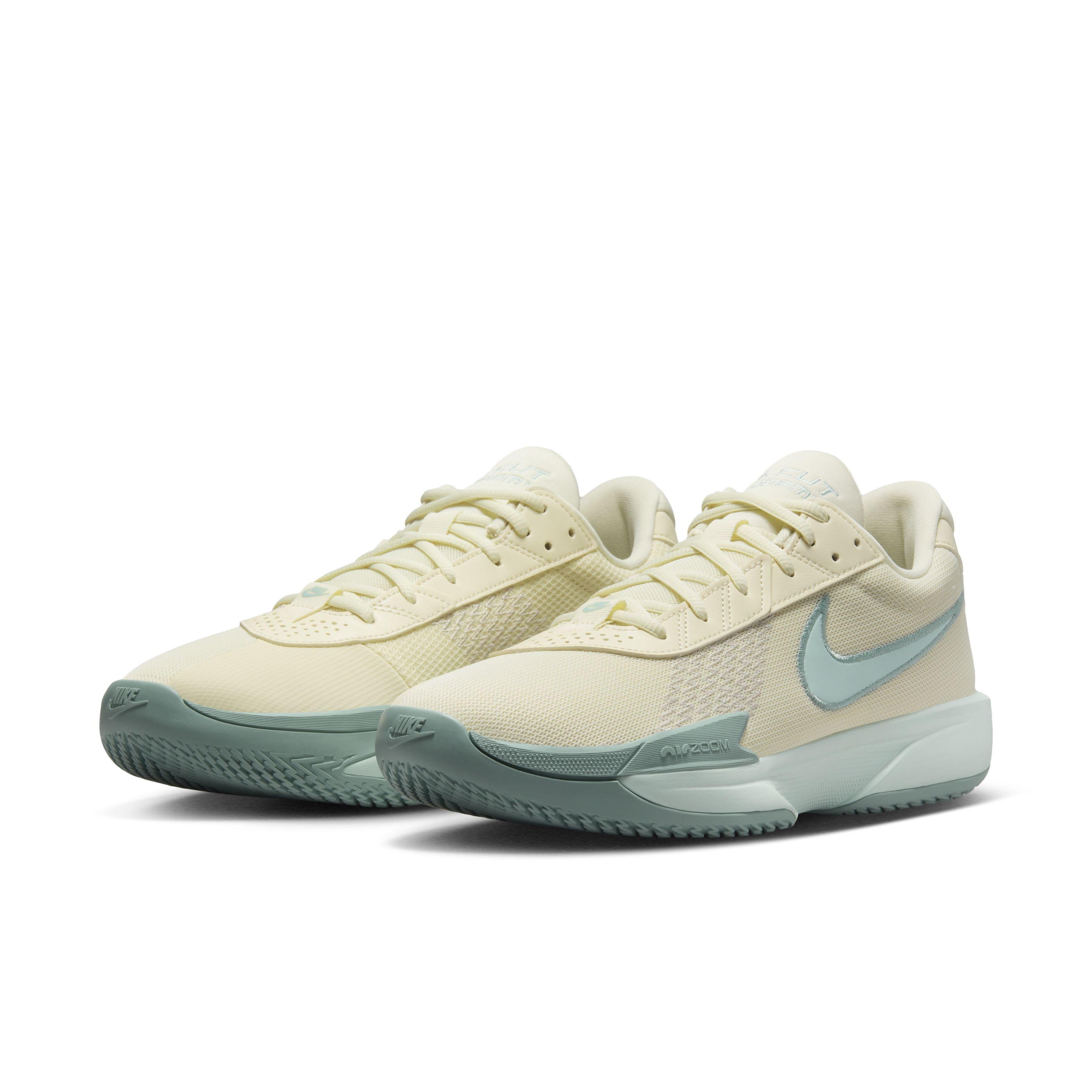 Nike G.T. Cut Academy "Coconut Milk/Mineral/Light Orewood Brown/Jade Ice" Men's Basketball Shoe - MILK/MINERAL/LT BROWN/JADE Thumbnail View 3