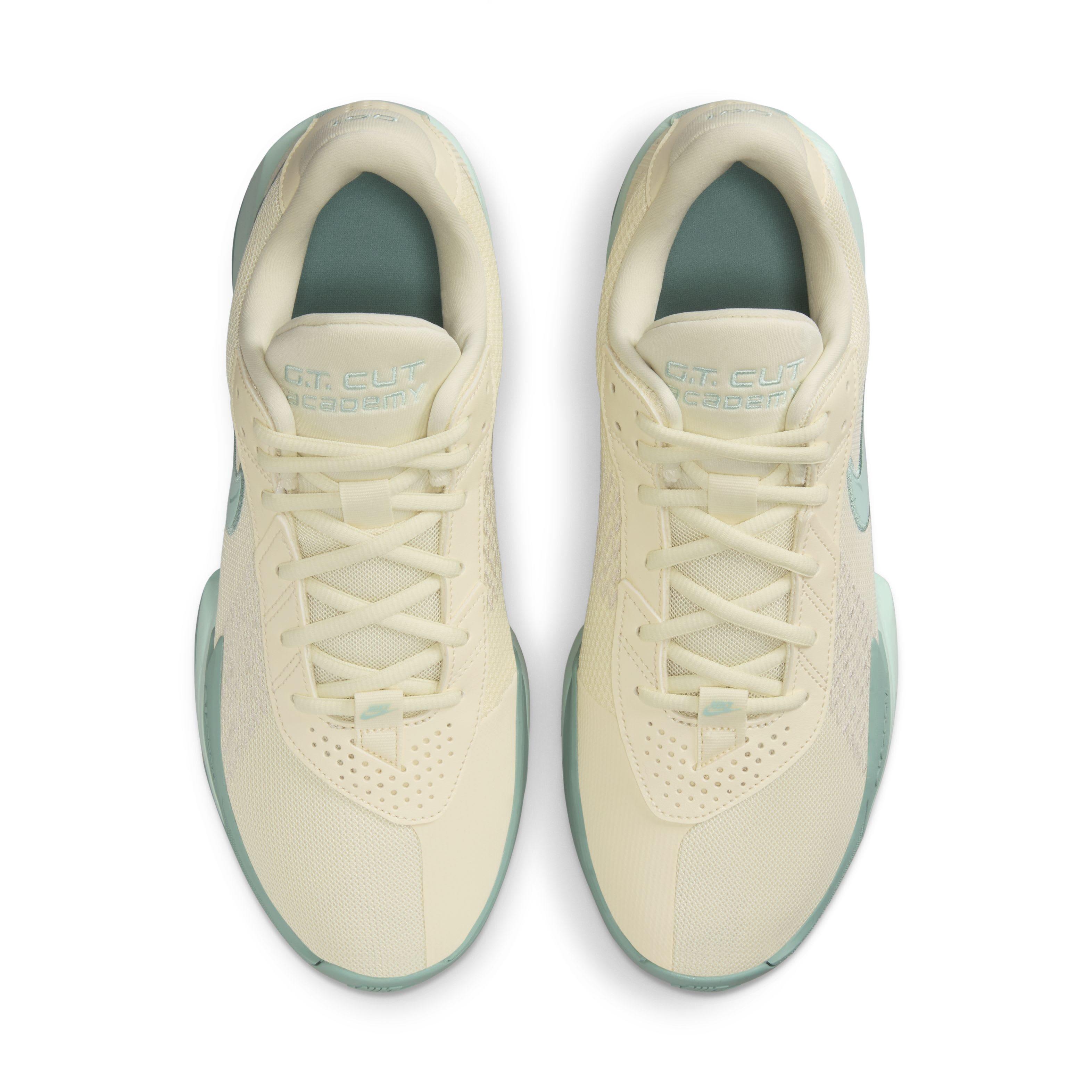 Nike G.T. Cut Academy "Coconut Milk/Mineral/Light Orewood Brown/Jade Ice" Men's Basketball Shoe - MILK/MINERAL/LT BROWN/JADE Thumbnail View 4