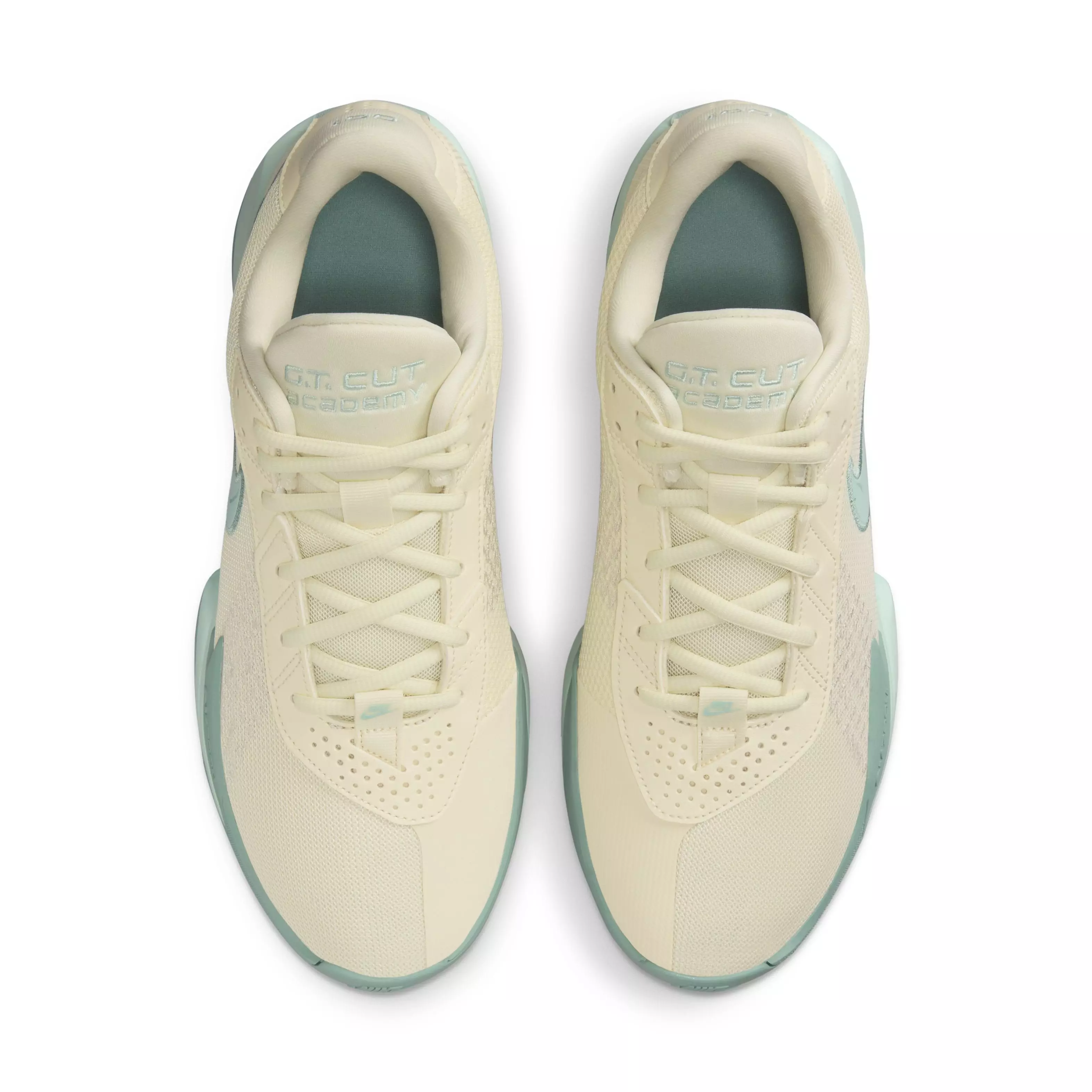 Nike G.T. Cut Academy "Coconut Milk/Mineral/Light Orewood Brown/Jade Ice" Men's Basketball Shoe - MILK/MINERAL/LT BROWN/JADE